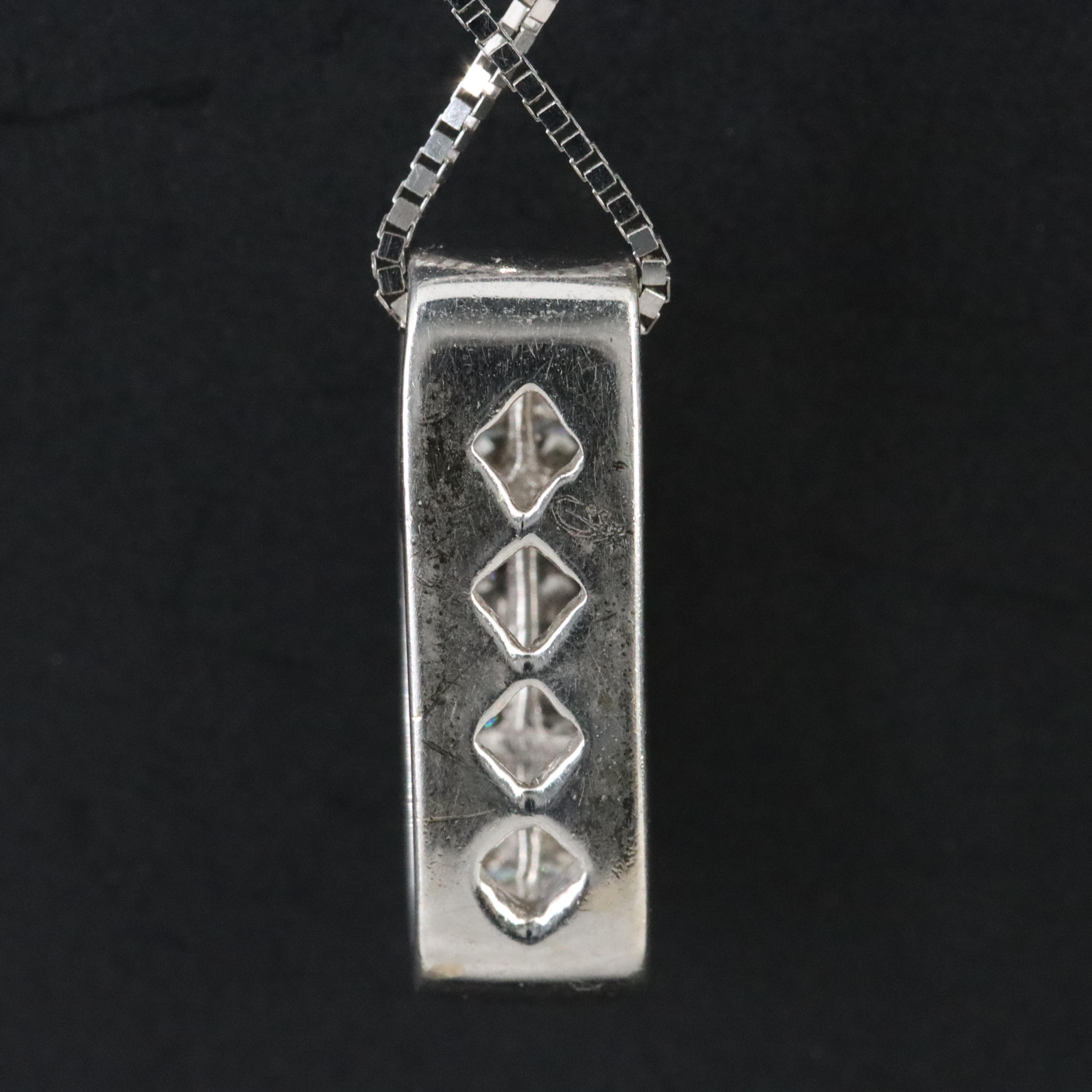 14K 0.72 CTW Diamond Pendant with 10K Chain