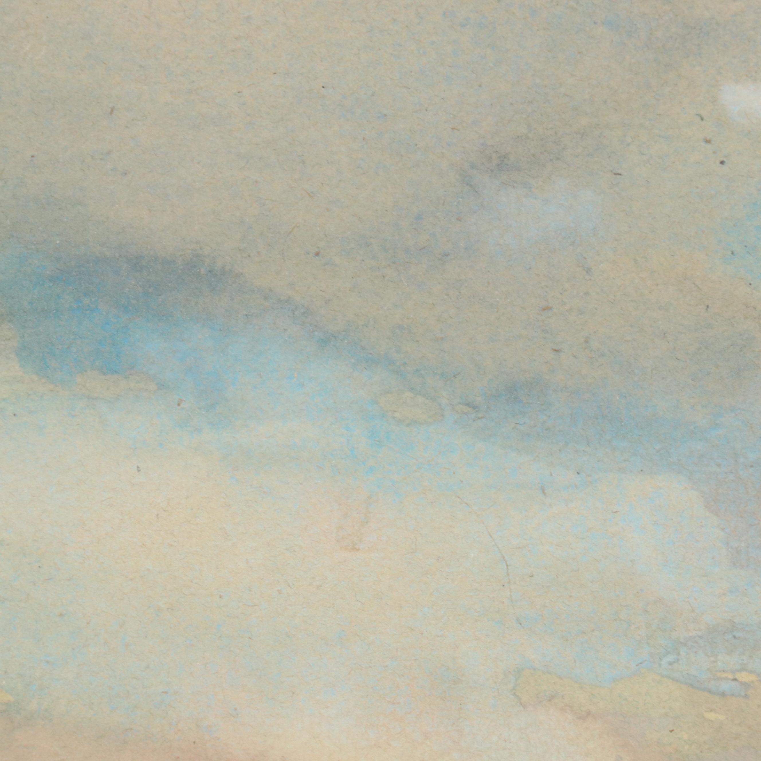 Seymour Remenick Western Landscape Watercolor Painting