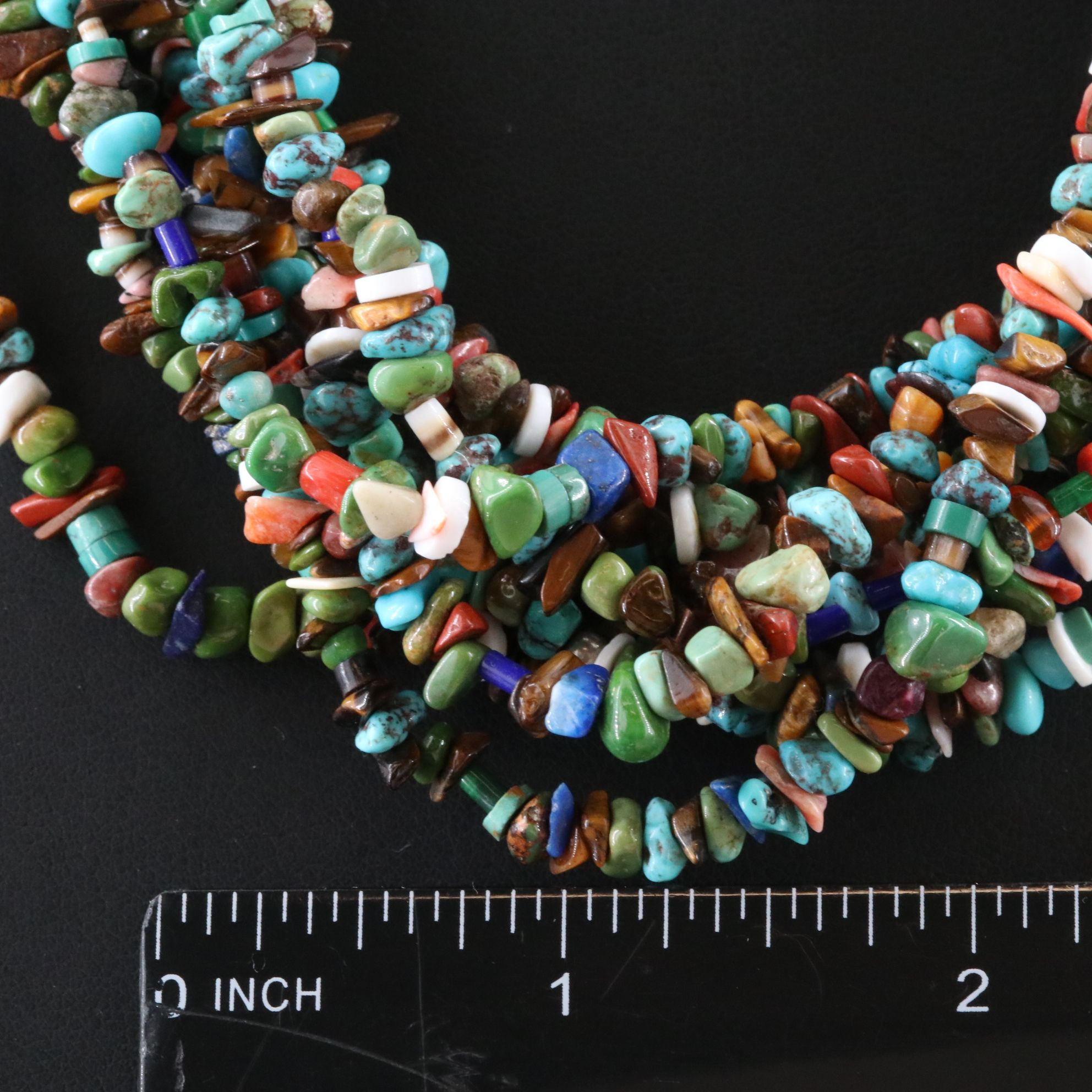 Southwestern Sterling Gemstone Necklace