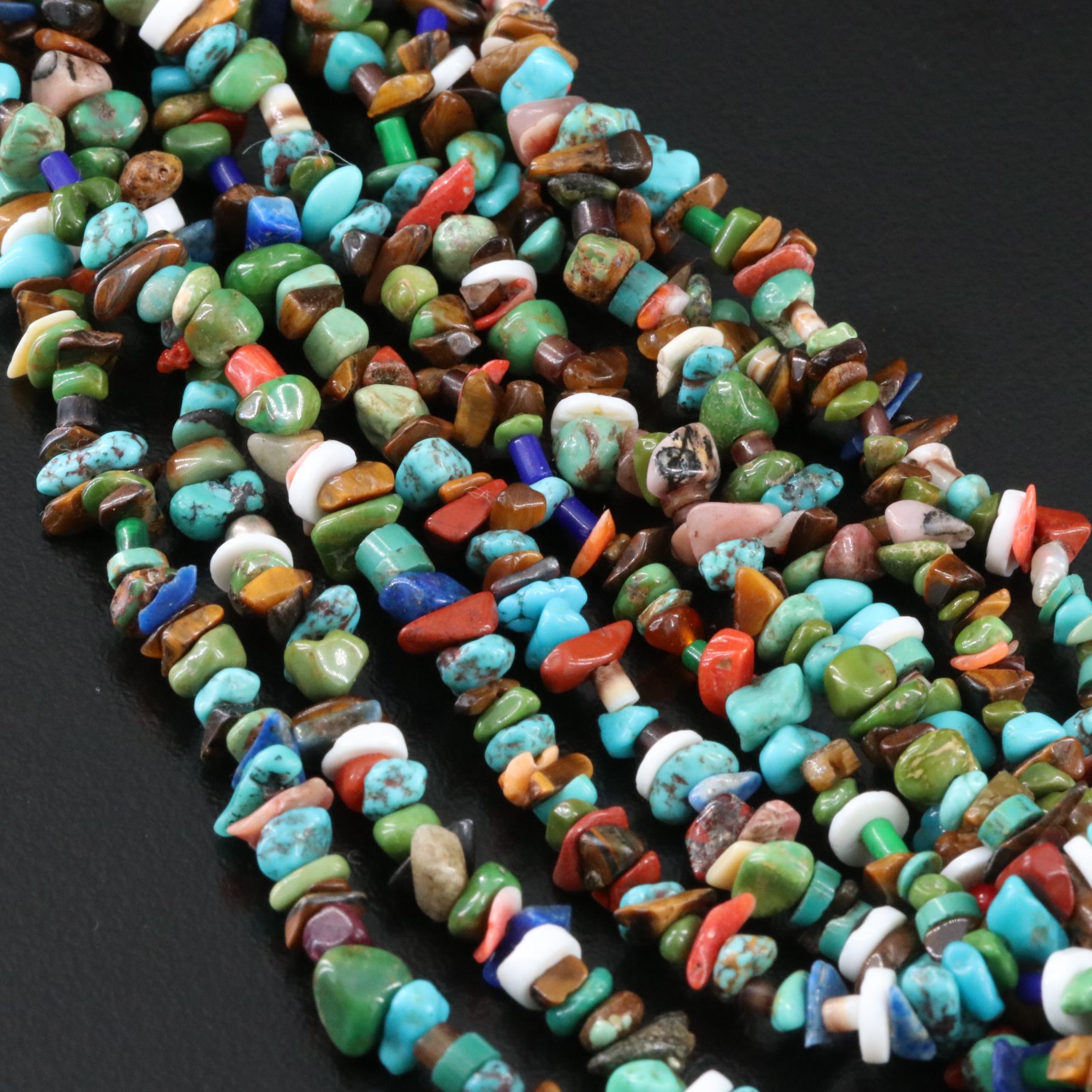 Southwestern Sterling Gemstone Necklace