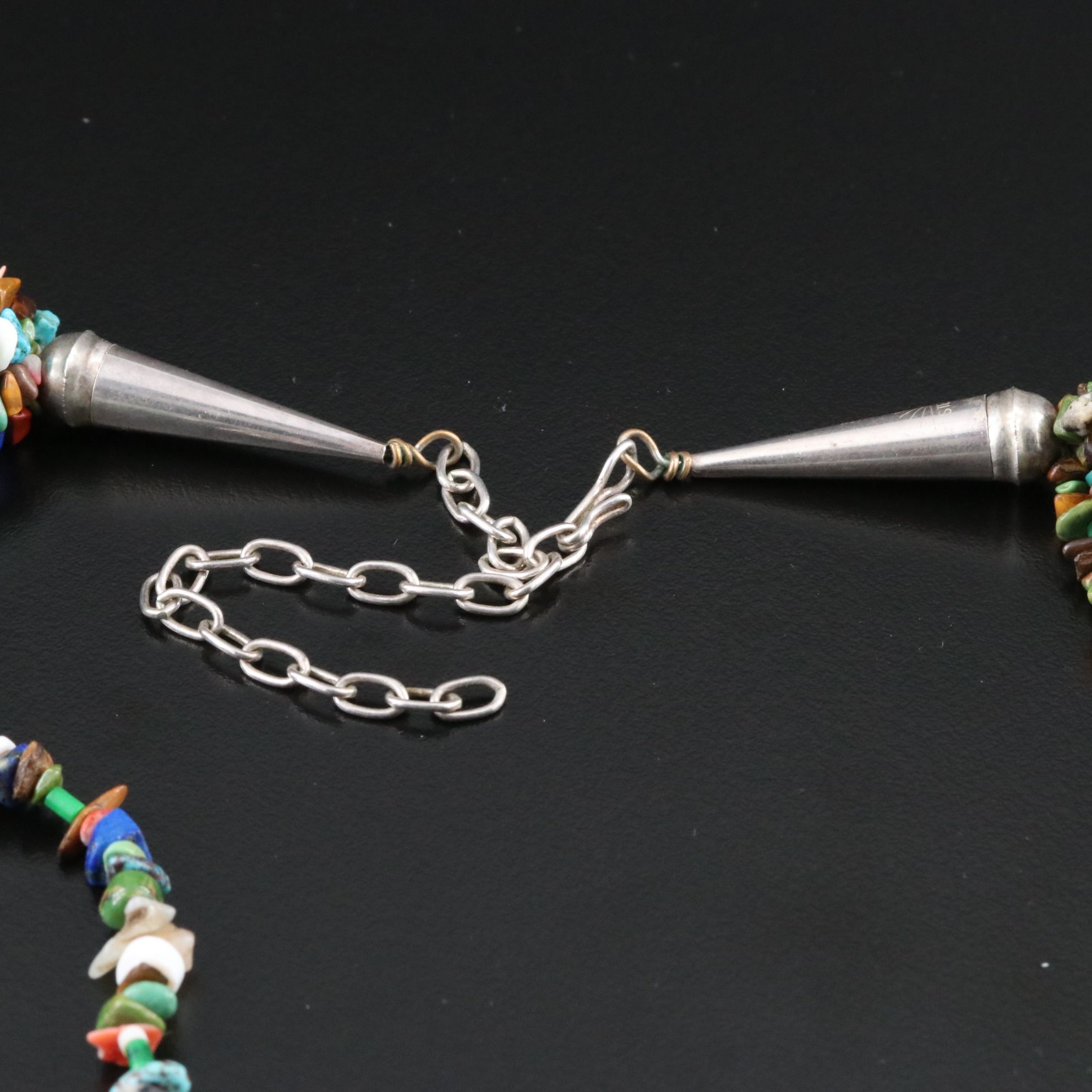 Southwestern Sterling Gemstone Necklace