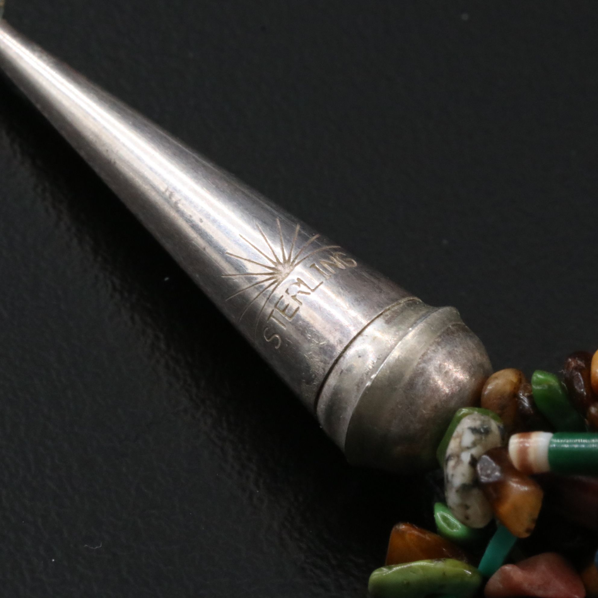 Southwestern Sterling Gemstone Necklace