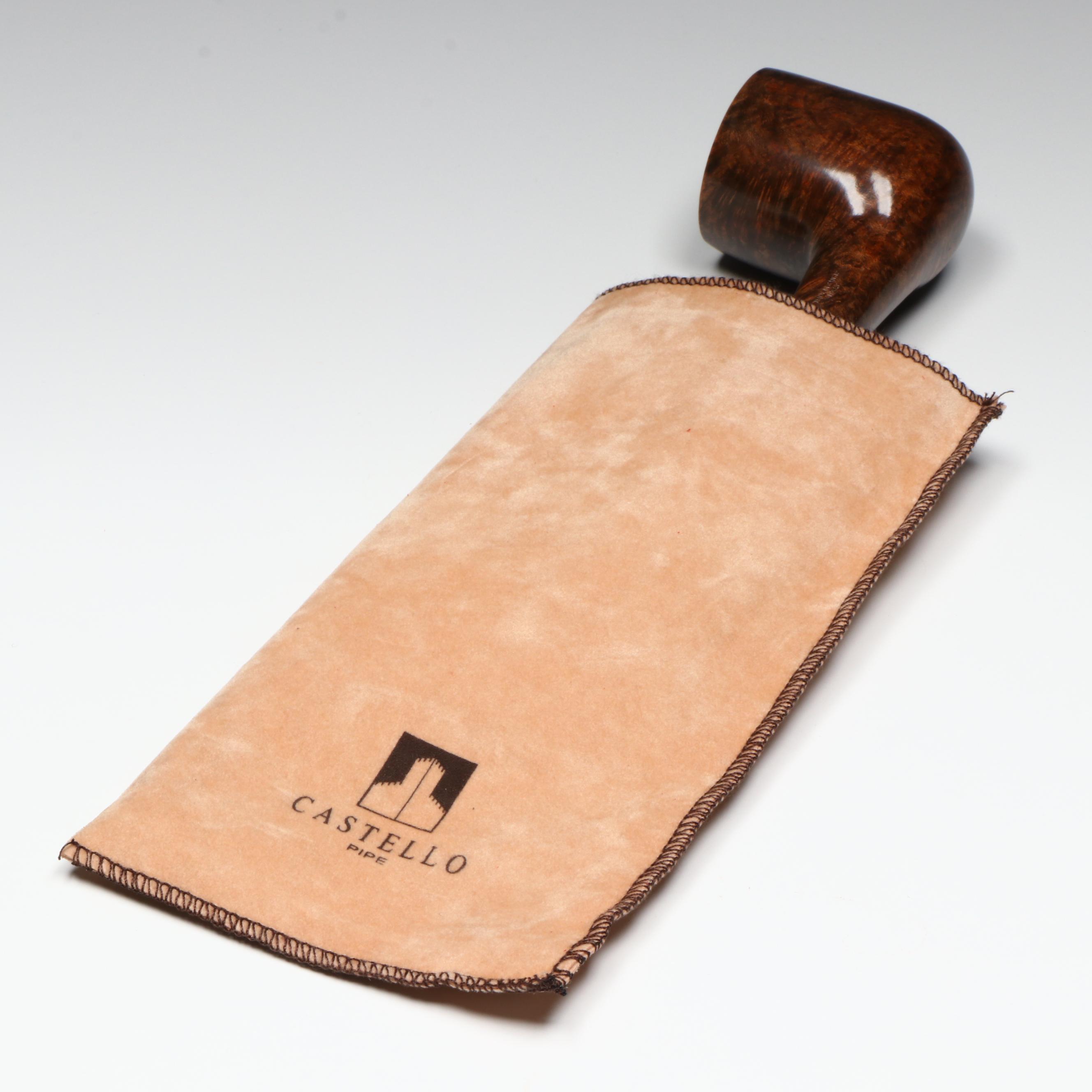 Castello "Castello" KKKK Briar Billiard Tobacco Pipe