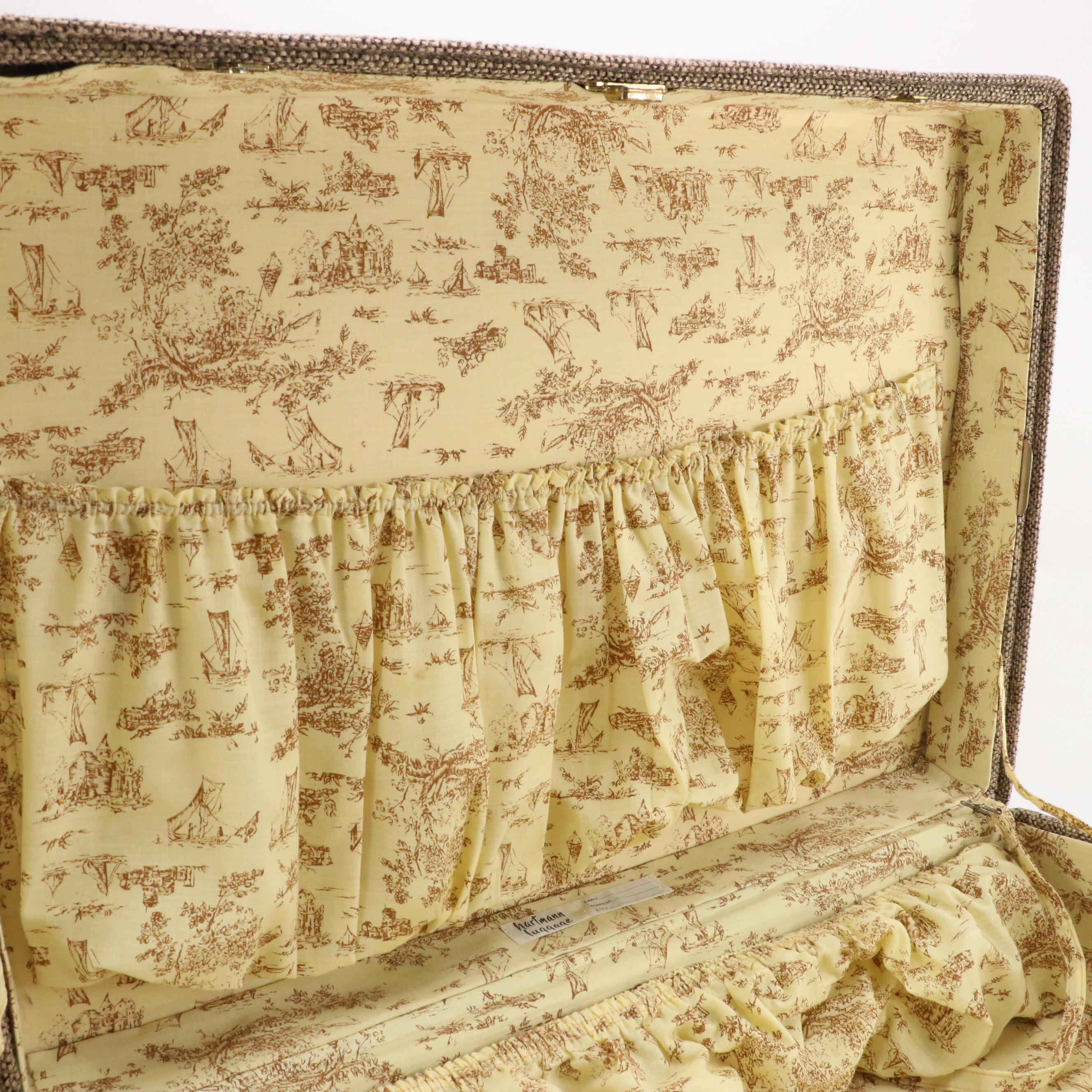 Hartmann Vintage Structured Travel Case in Leather-Trimmed Tweed