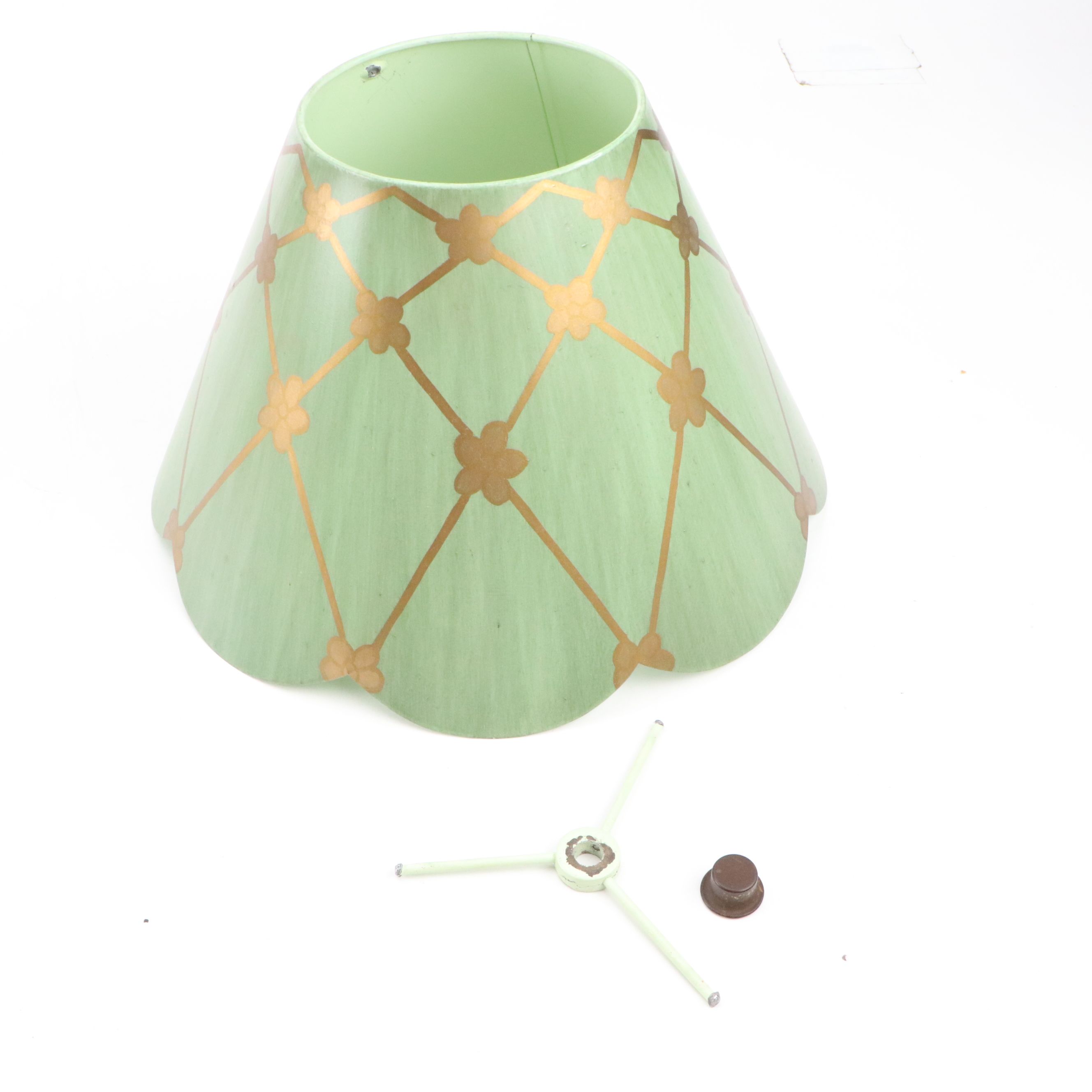 Barley Twist Candlestick Metal Table Lamp