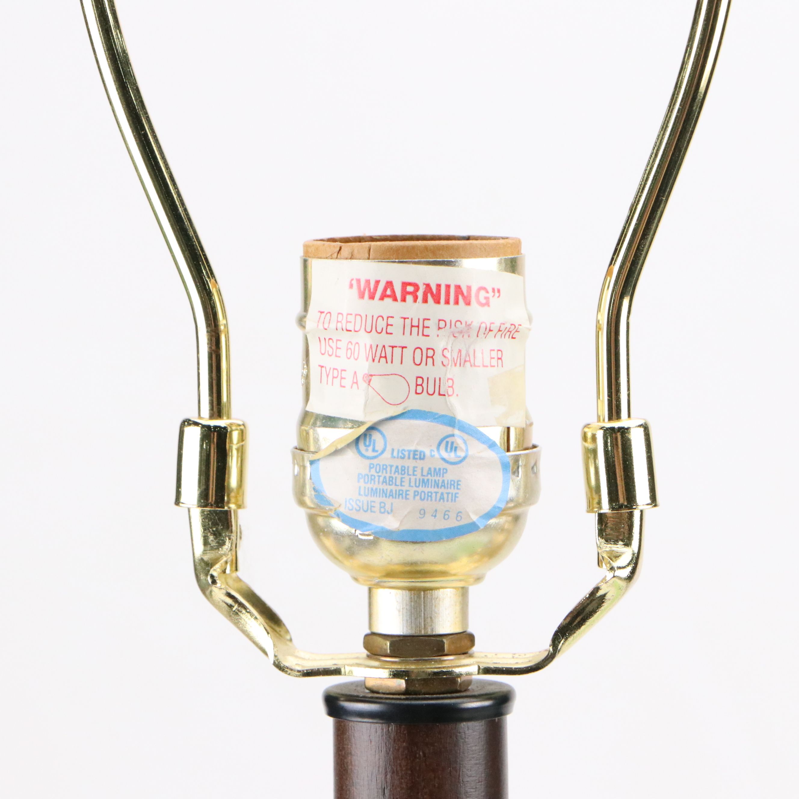 Barley Twist Candlestick Metal Table Lamp