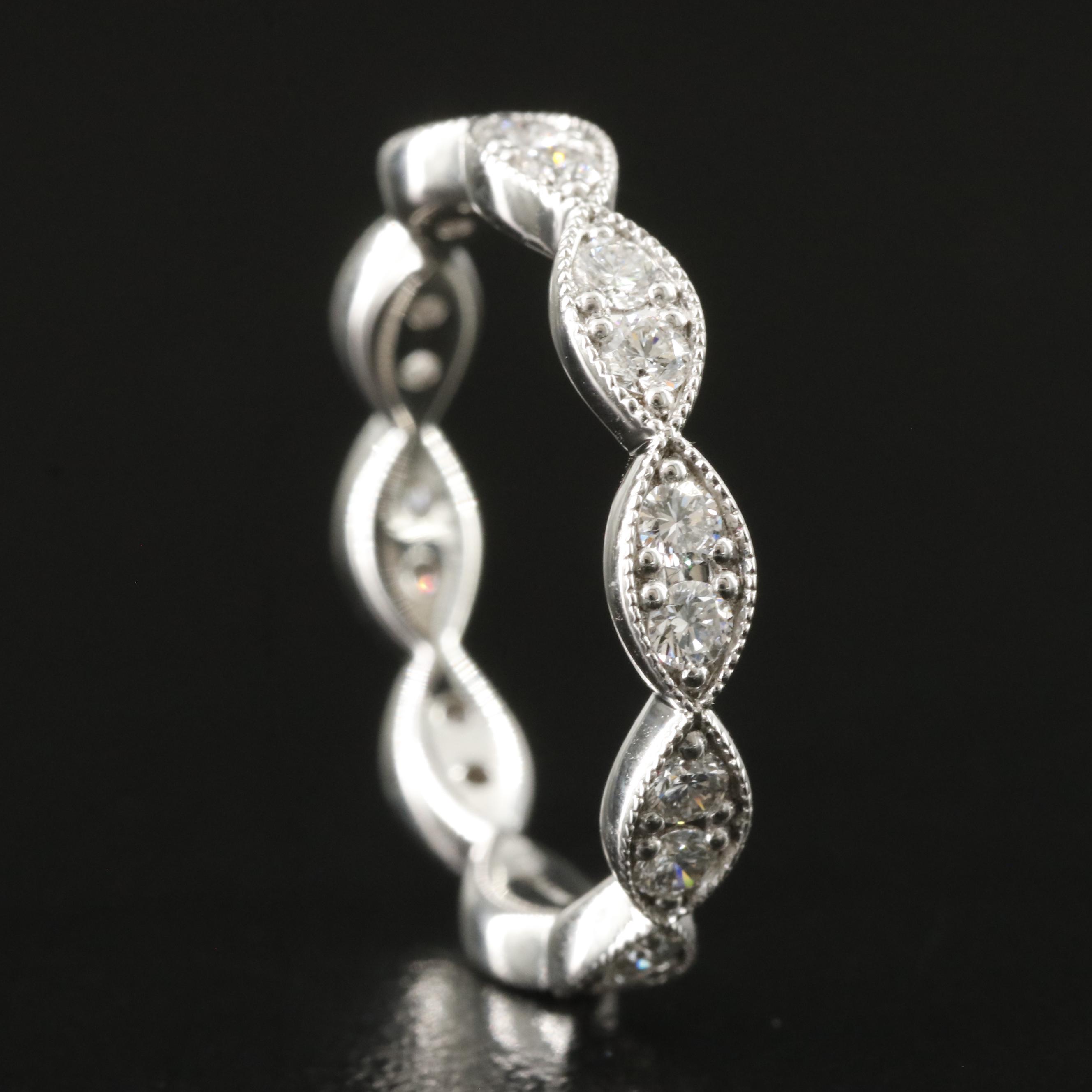 18K 0.62 CTW Lab Grown Diamond Eternity Band