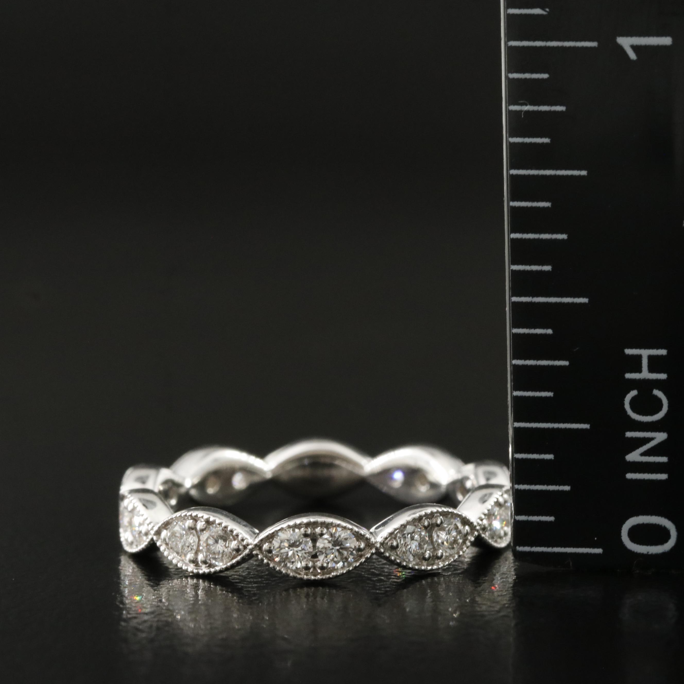 18K 0.62 CTW Lab Grown Diamond Eternity Band