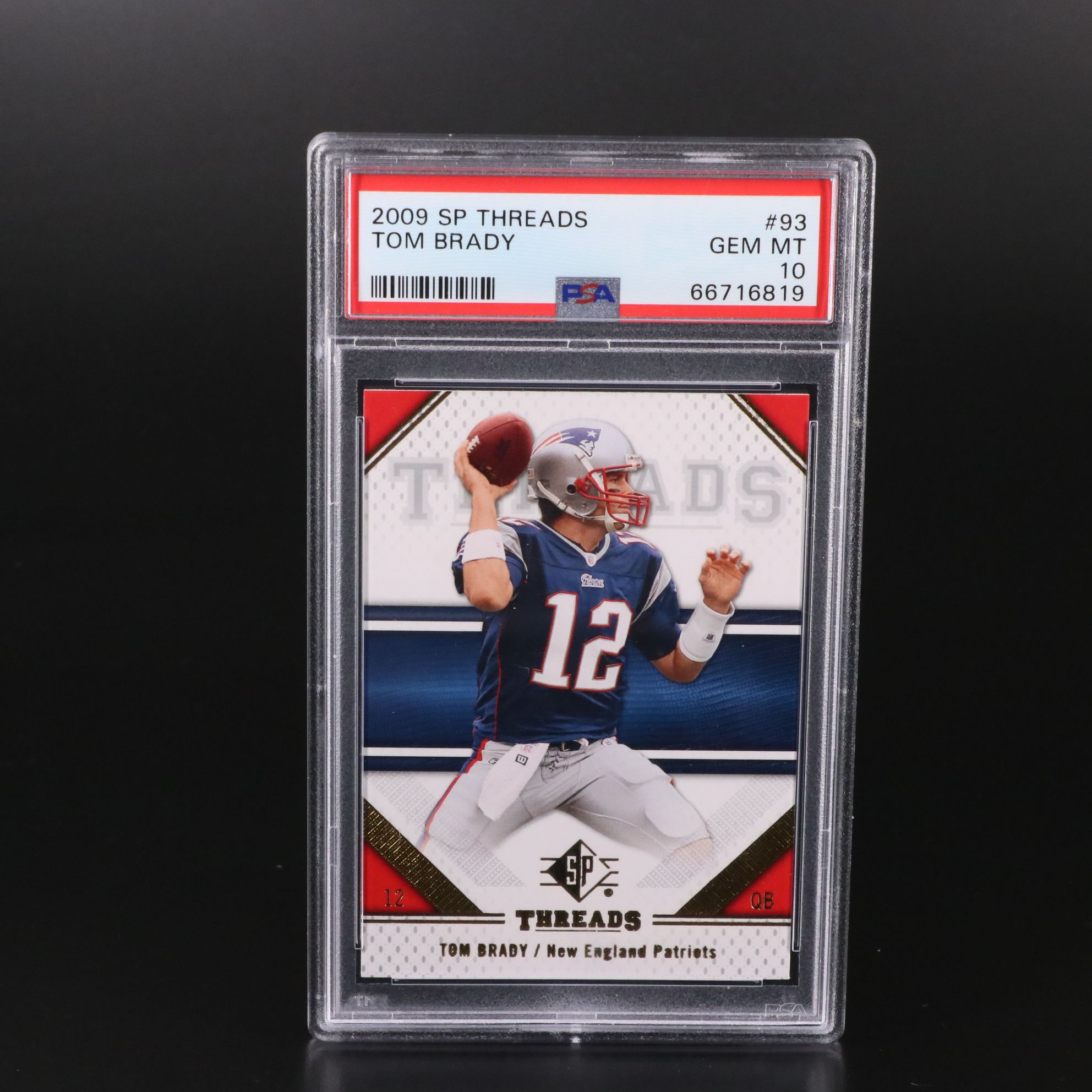2000 Score Tom Brady Rookie with PSA and SGC Graded Football Cards