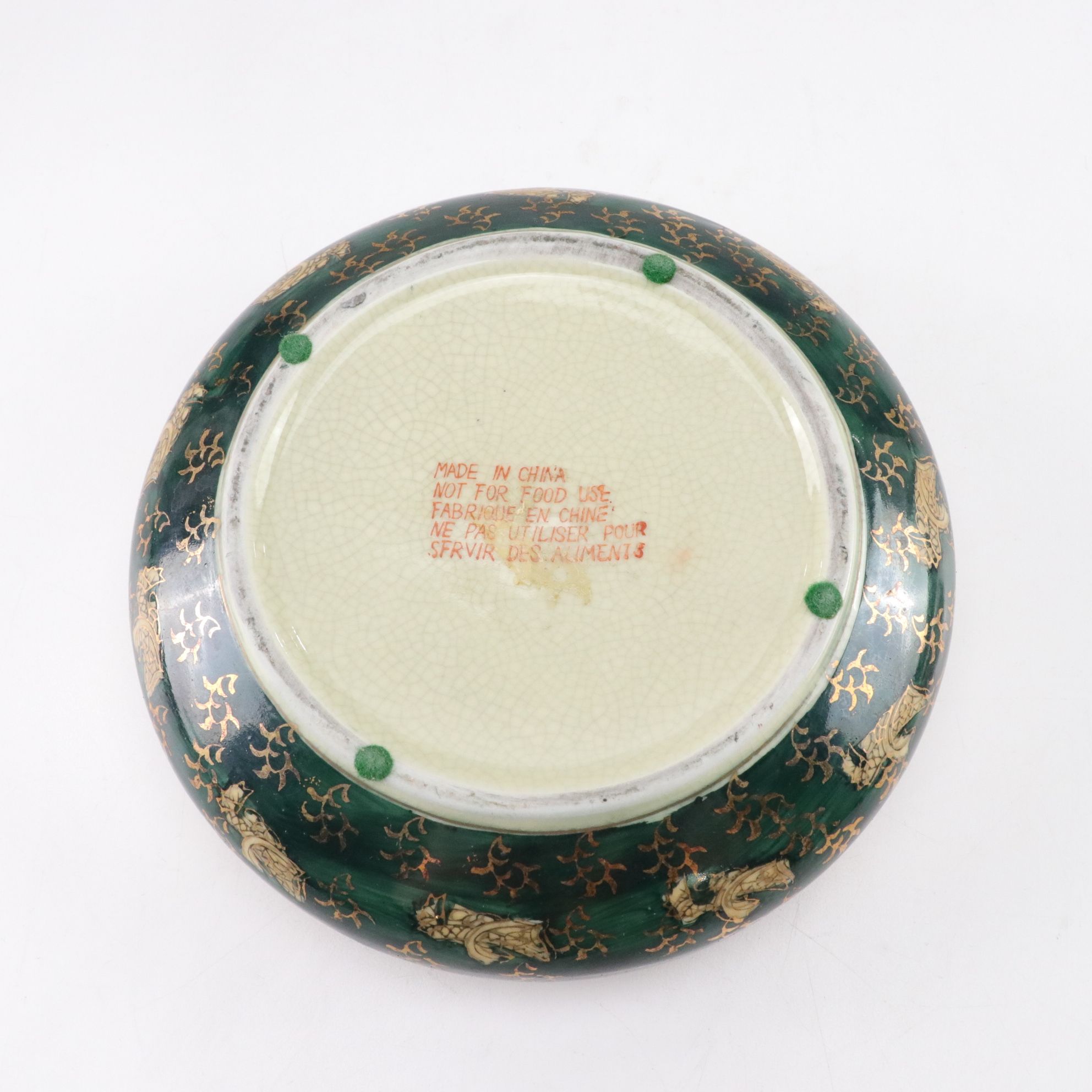 Hand-Painted Lidded Box & Decorative Plate with Hunting Motif