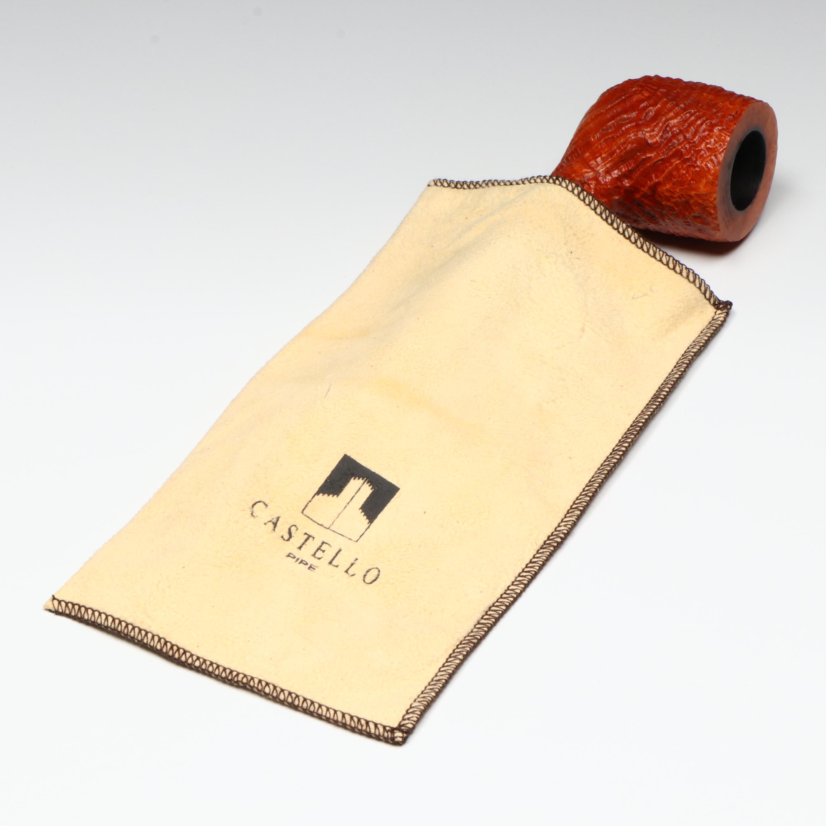 Castello KKKK Old Antiquari Briar Billiard Tobacco Pipe