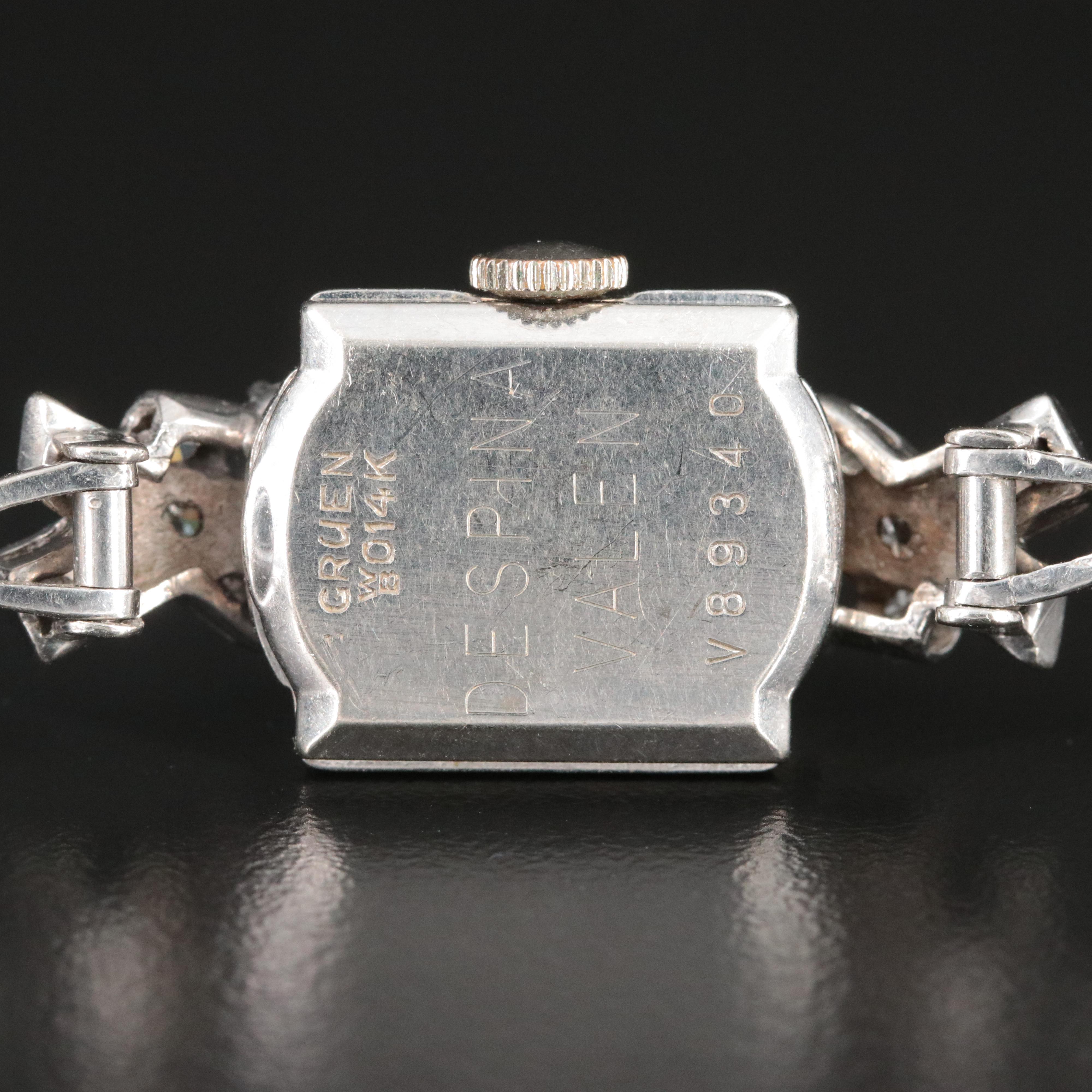 1943 Gruen Precision Custom Diamond Watch