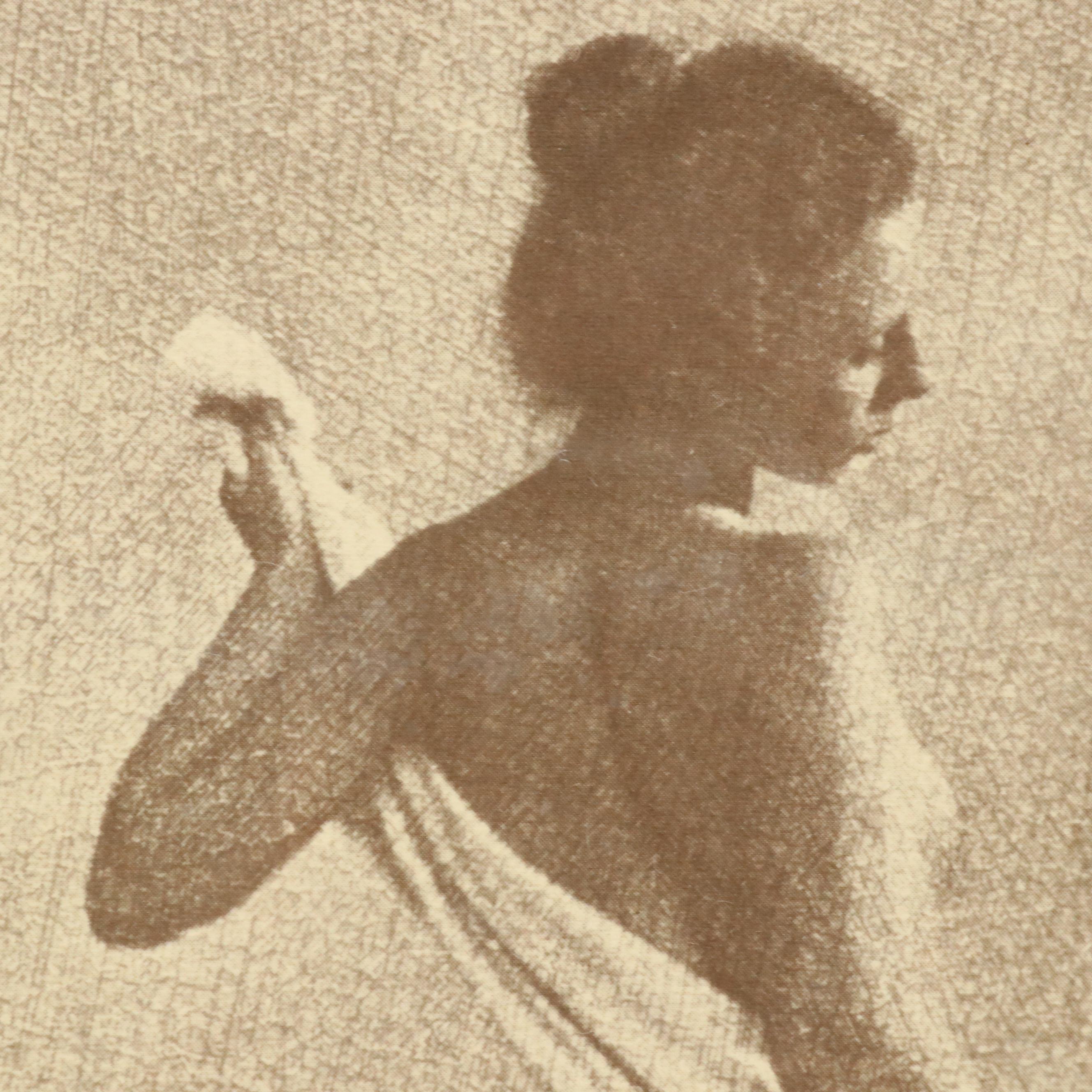 Halftone of Bathing Scene After Rolland Hendrickson, Circa 1960