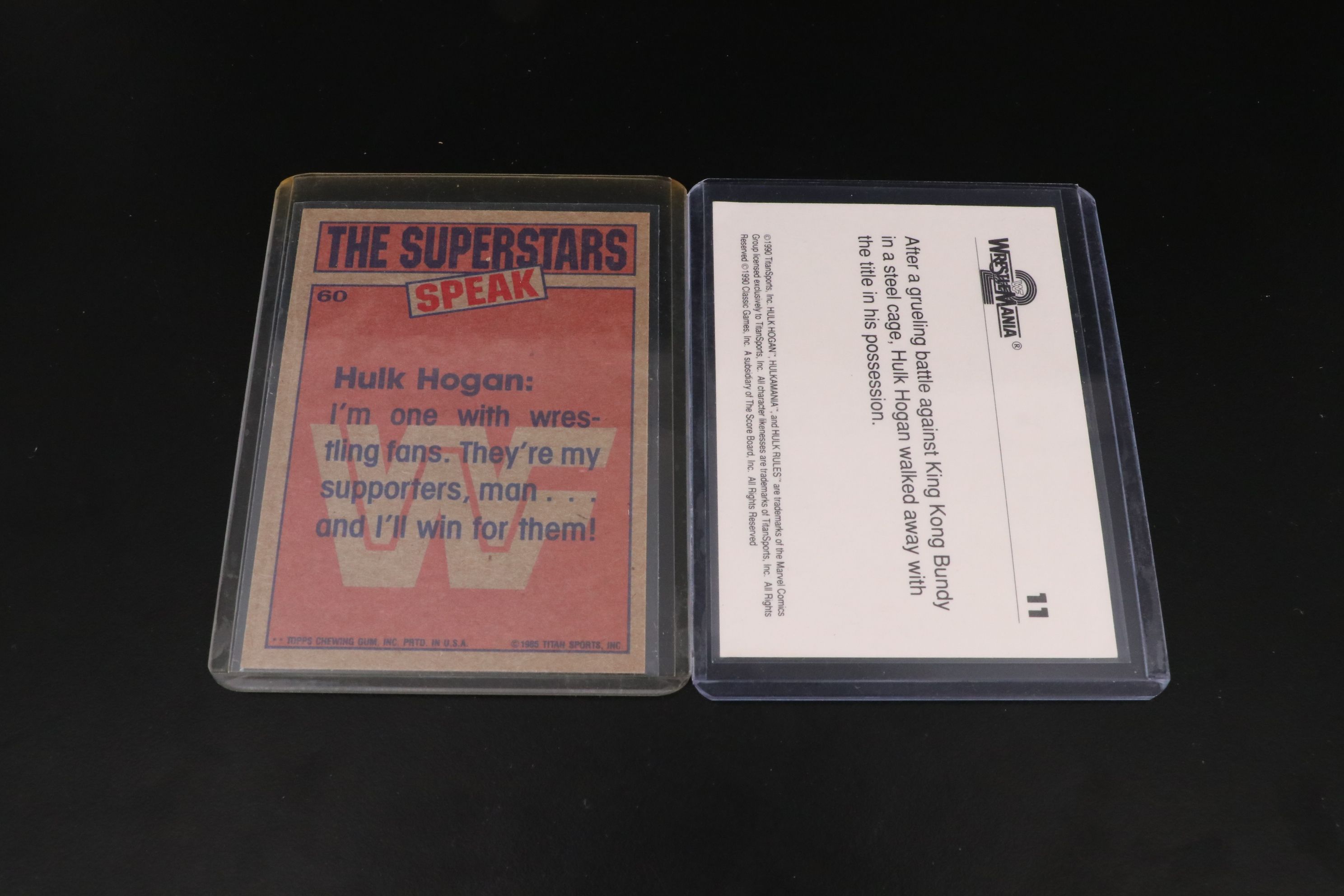 Classic with Other Hulk Hogan Wrestling Trading Cards, 1980s-2010s