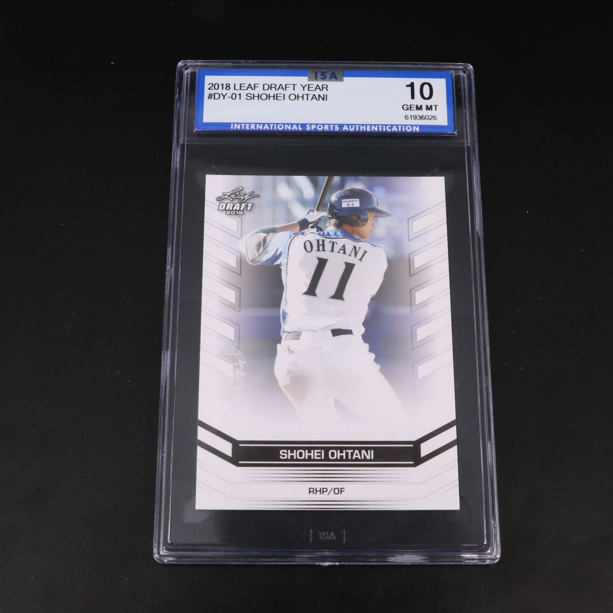 2018 Diamond Kings Shohei Ohtani Rookie Card Graded SGC 9.5 with More