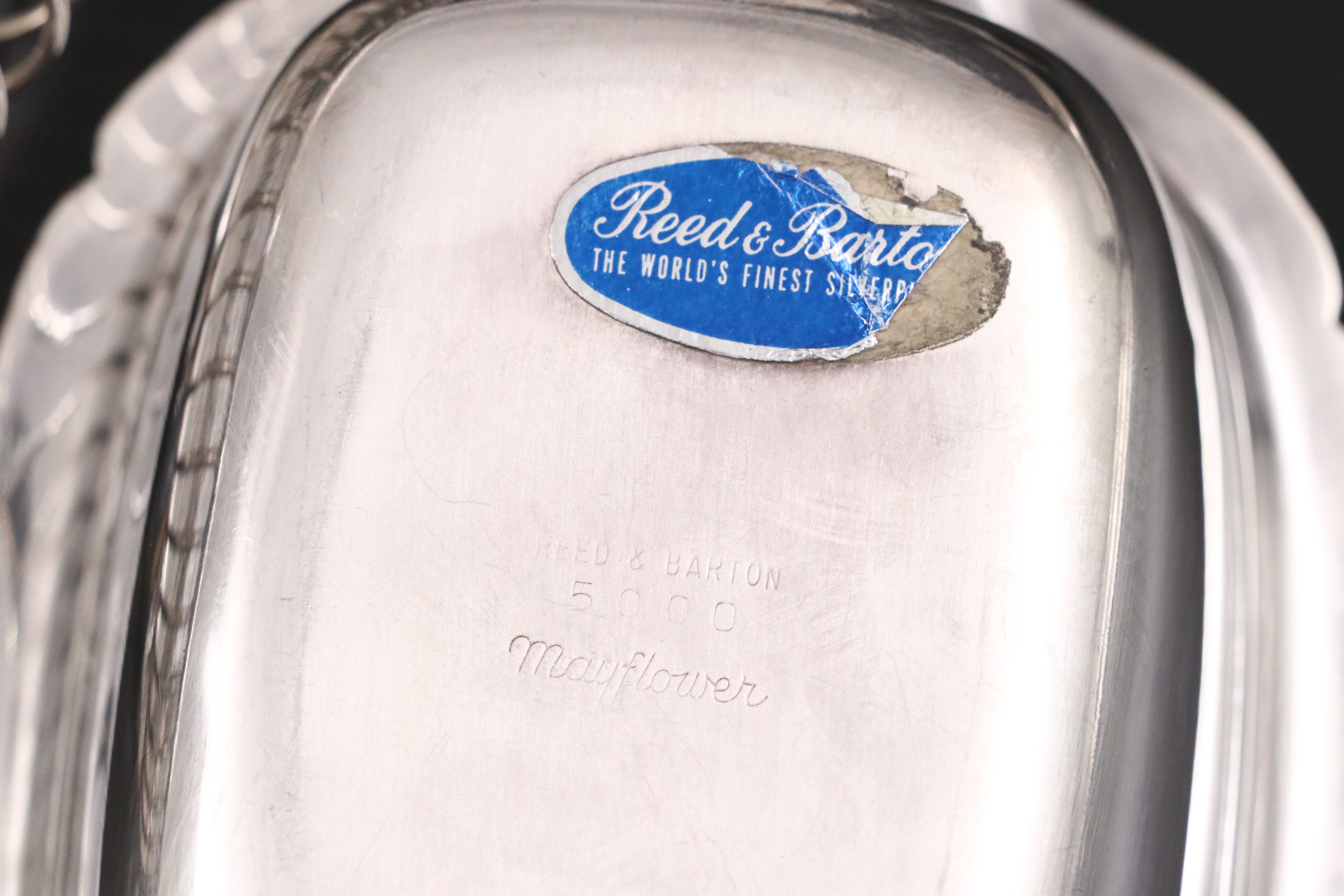 Towle "Mary Chilton" Sterling Silver Ladle and Other Silver Plate Serving Pieces