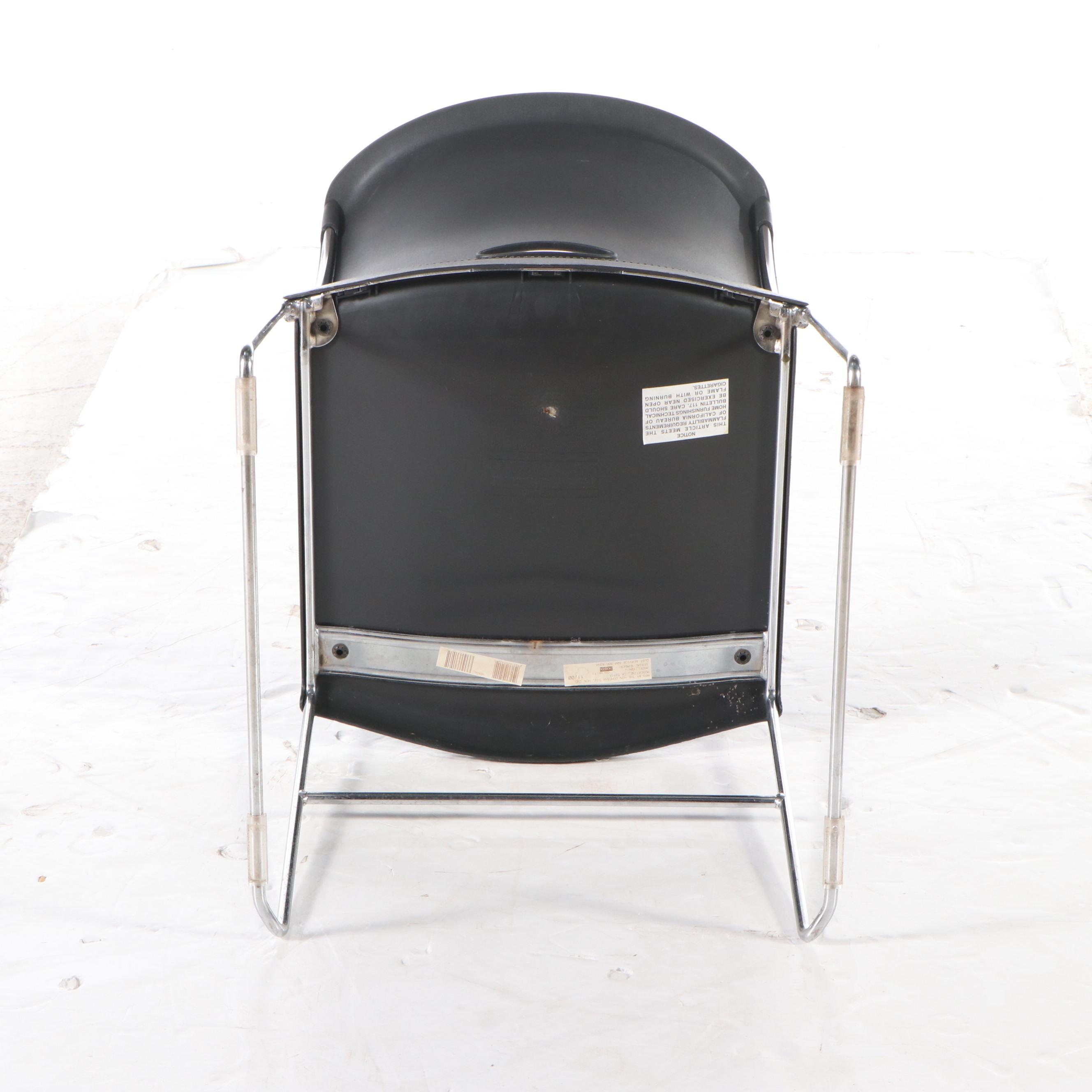 Set of HON Contemporary Acrylic Stacking Chairs