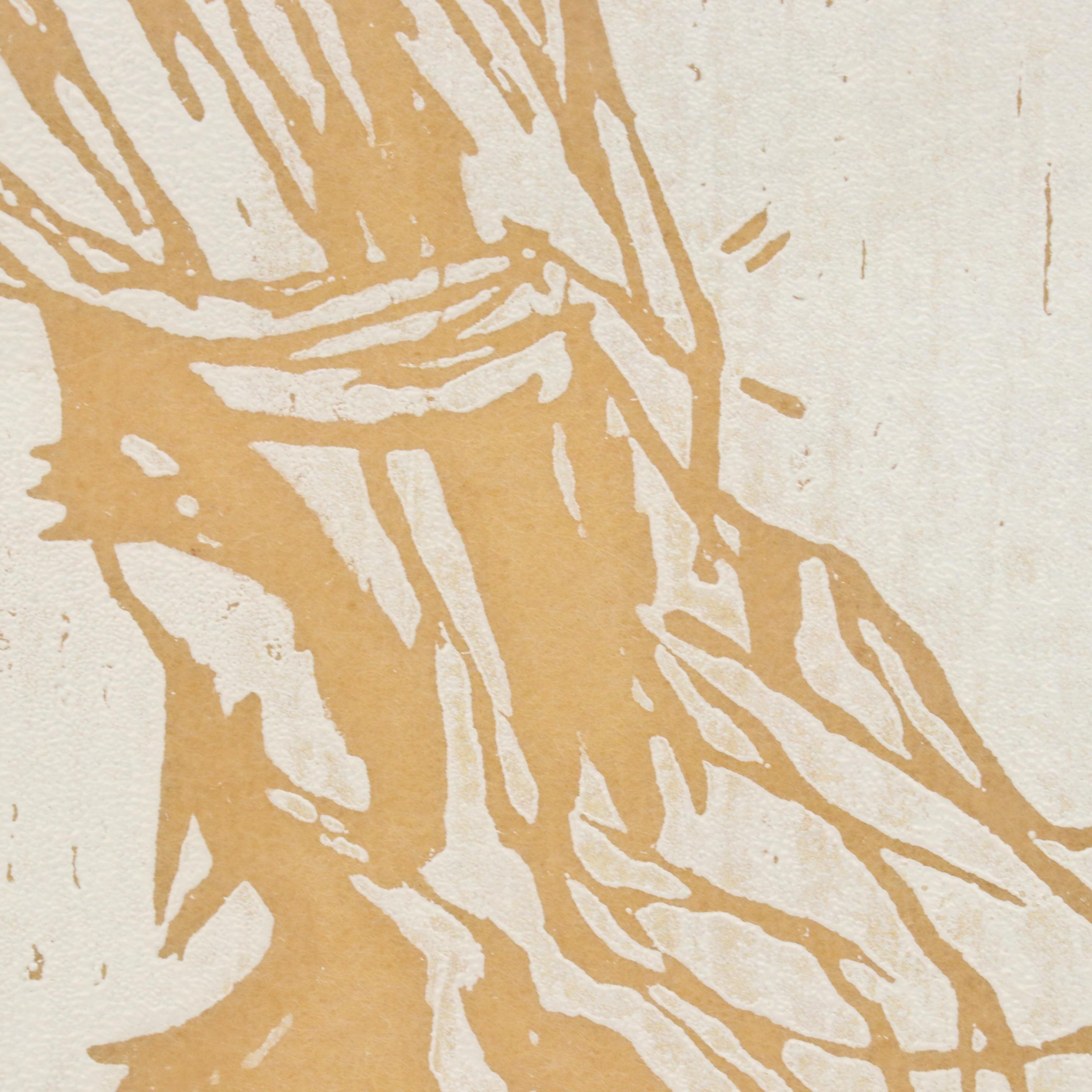 Attributed to Alice Kershaw Kasdin Woodcut Portrait "Little Girl," 1979