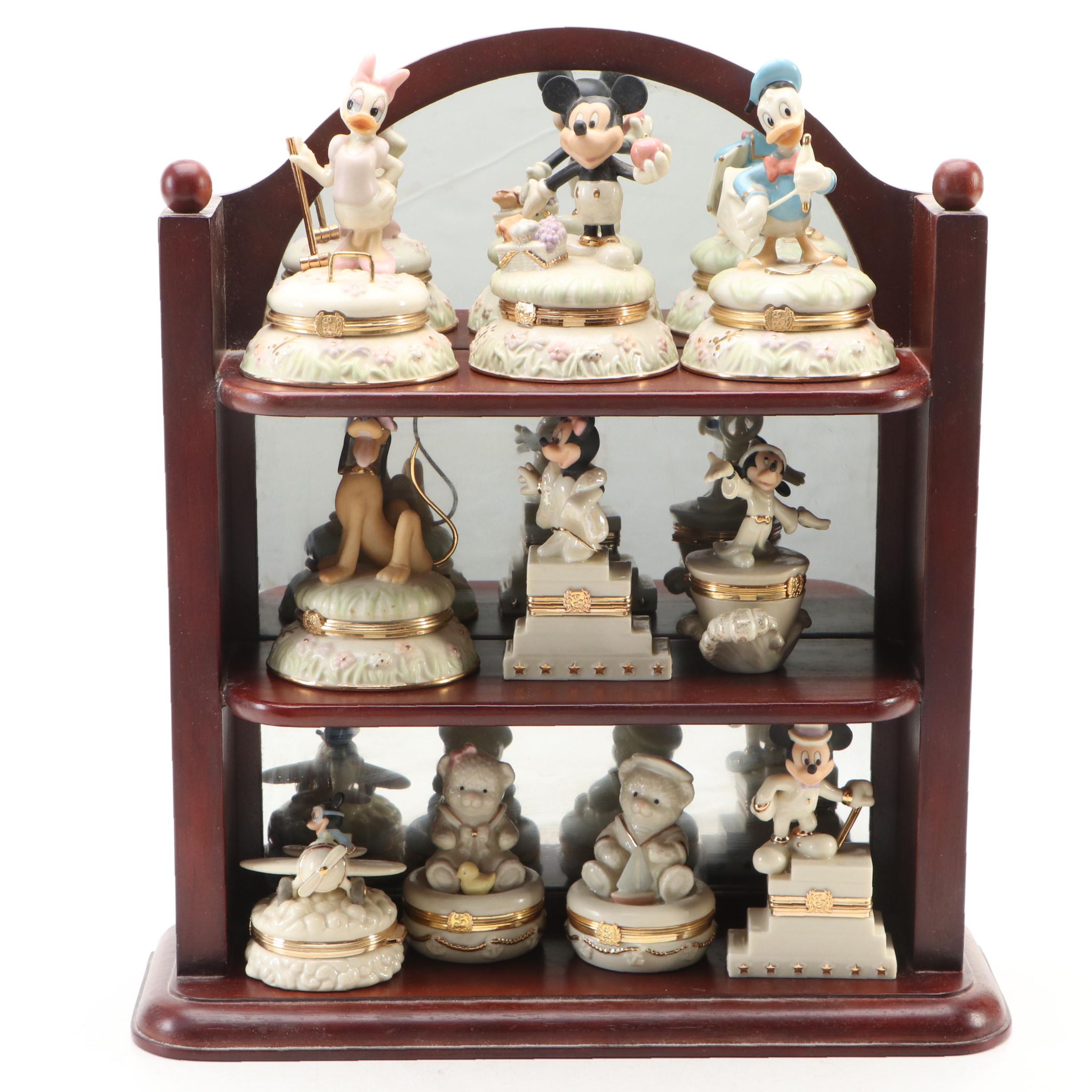 Lenox Disney Treasures Ceramic "A Picnic with Mickey" Treasures Box with More