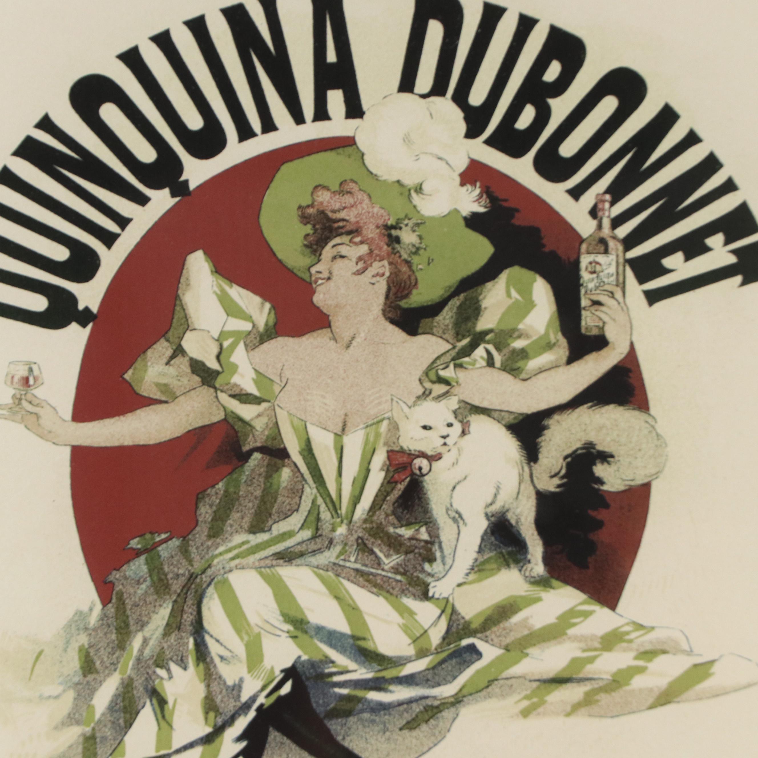 Digital Print After Jules Chéret "Quinquina Dubonnet Apértif," 21st Century