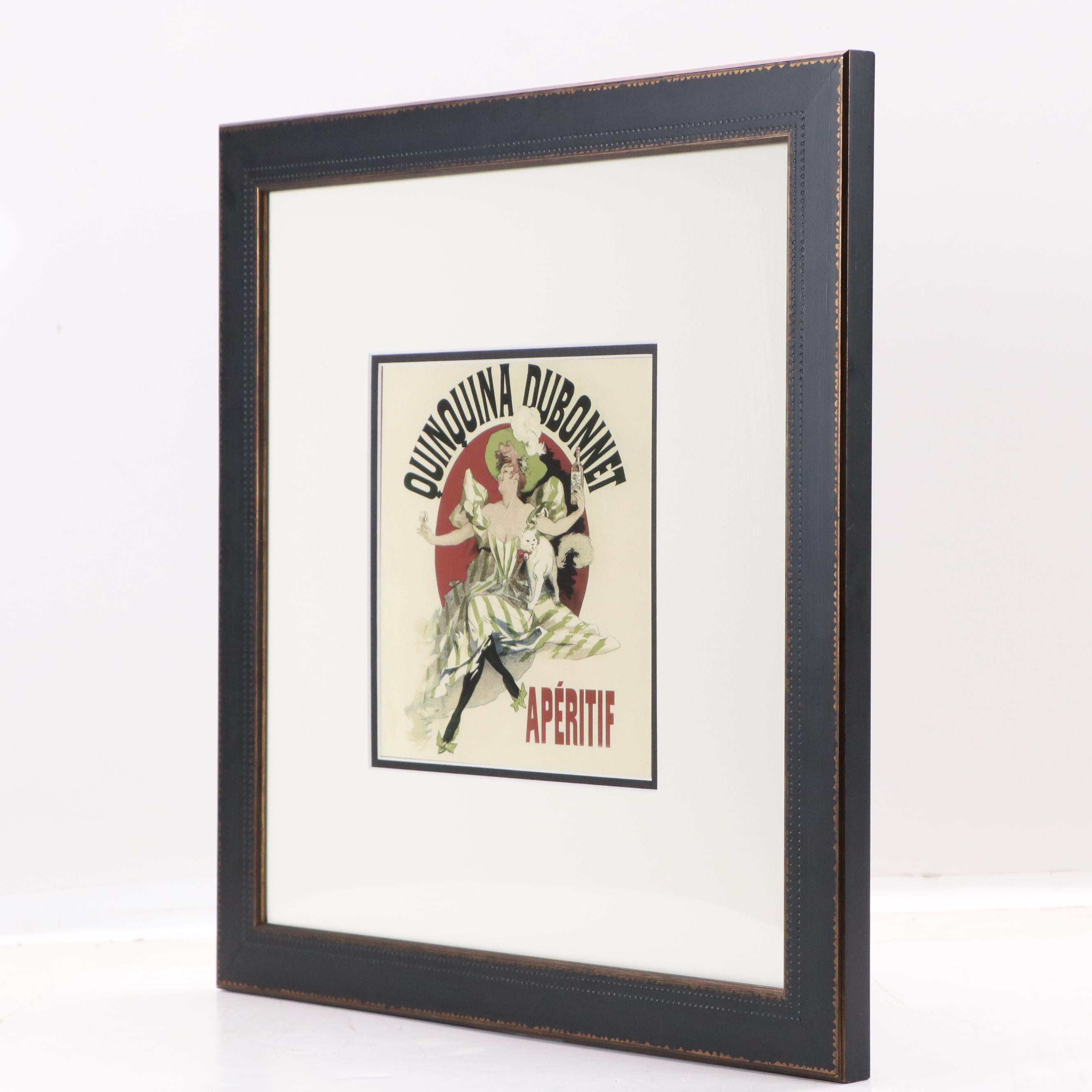 Digital Print After Jules Chéret "Quinquina Dubonnet Apértif," 21st Century