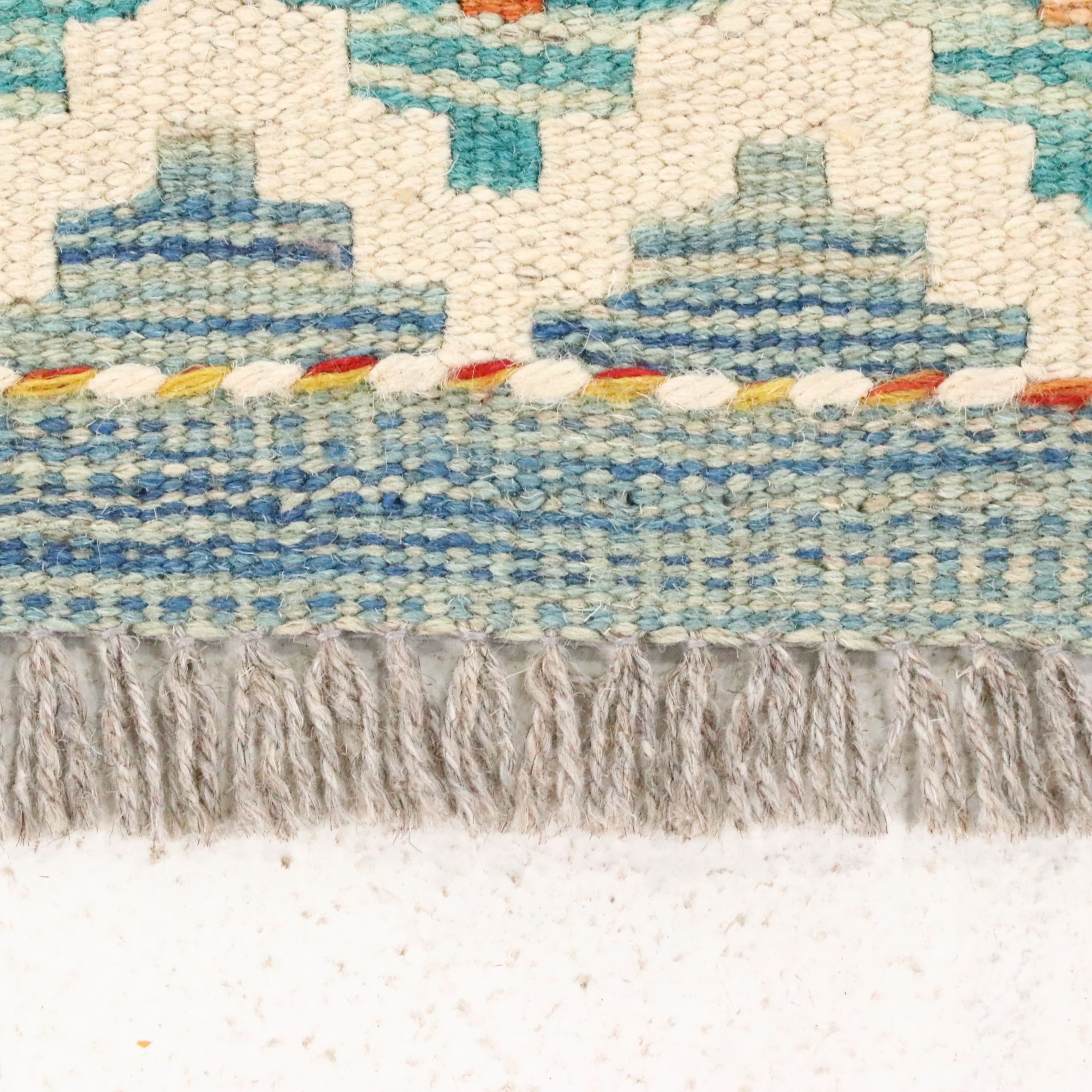 5'7 x 8'4 Handwoven Afghan Kilim Area Rug