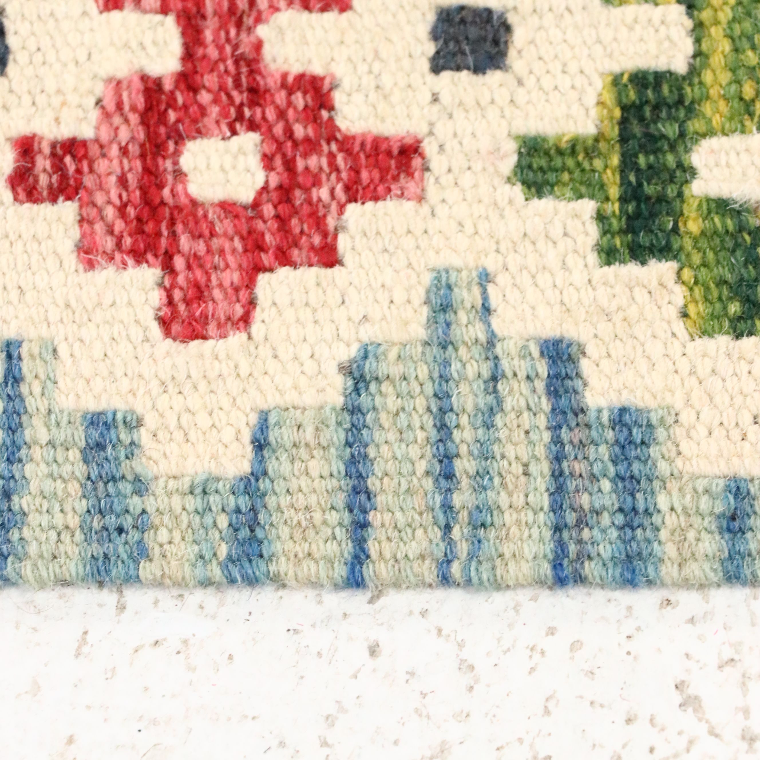 5'7 x 8'4 Handwoven Afghan Kilim Area Rug