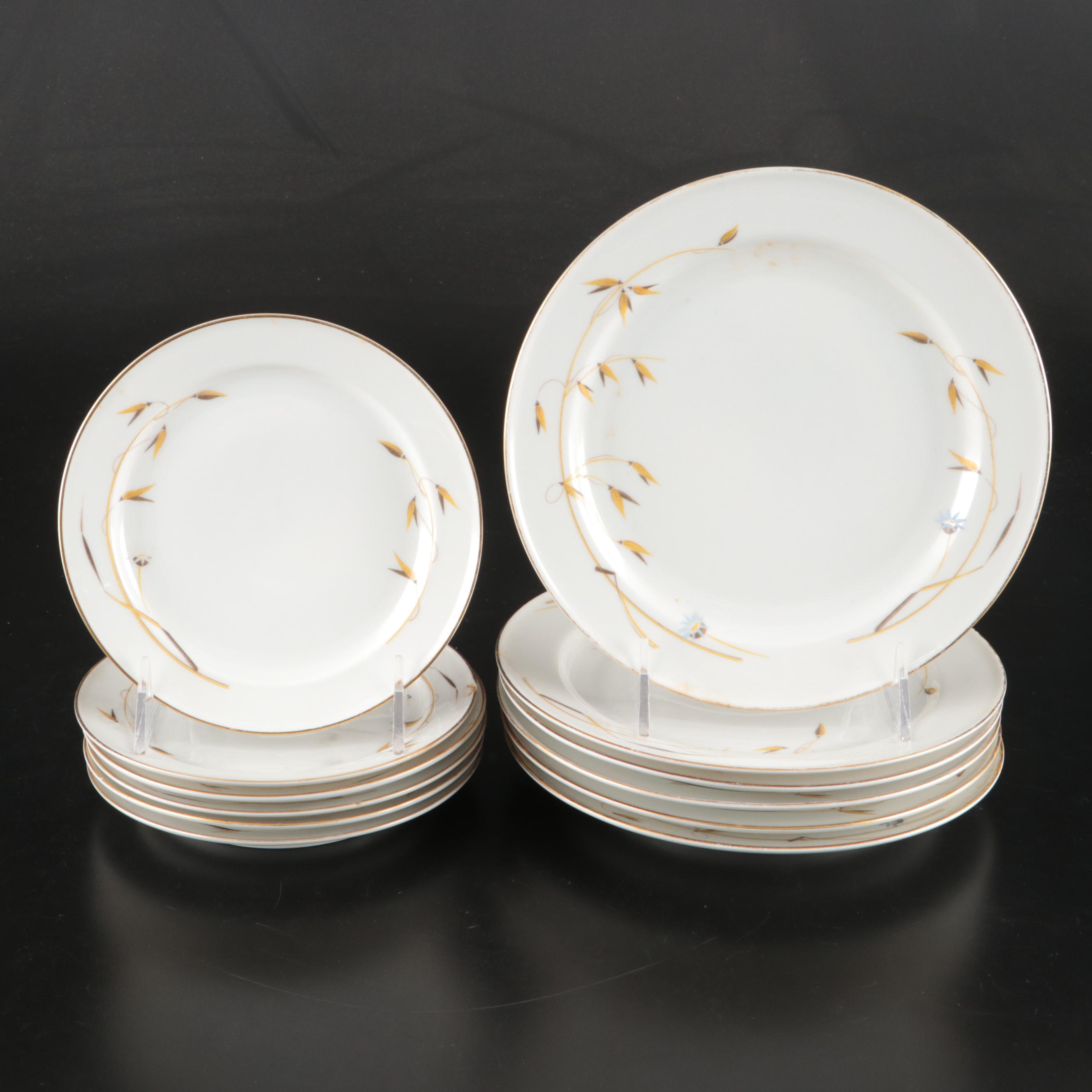 Rosenthal-Continental "Helena" White Wildflower Ceramic Dinnerware