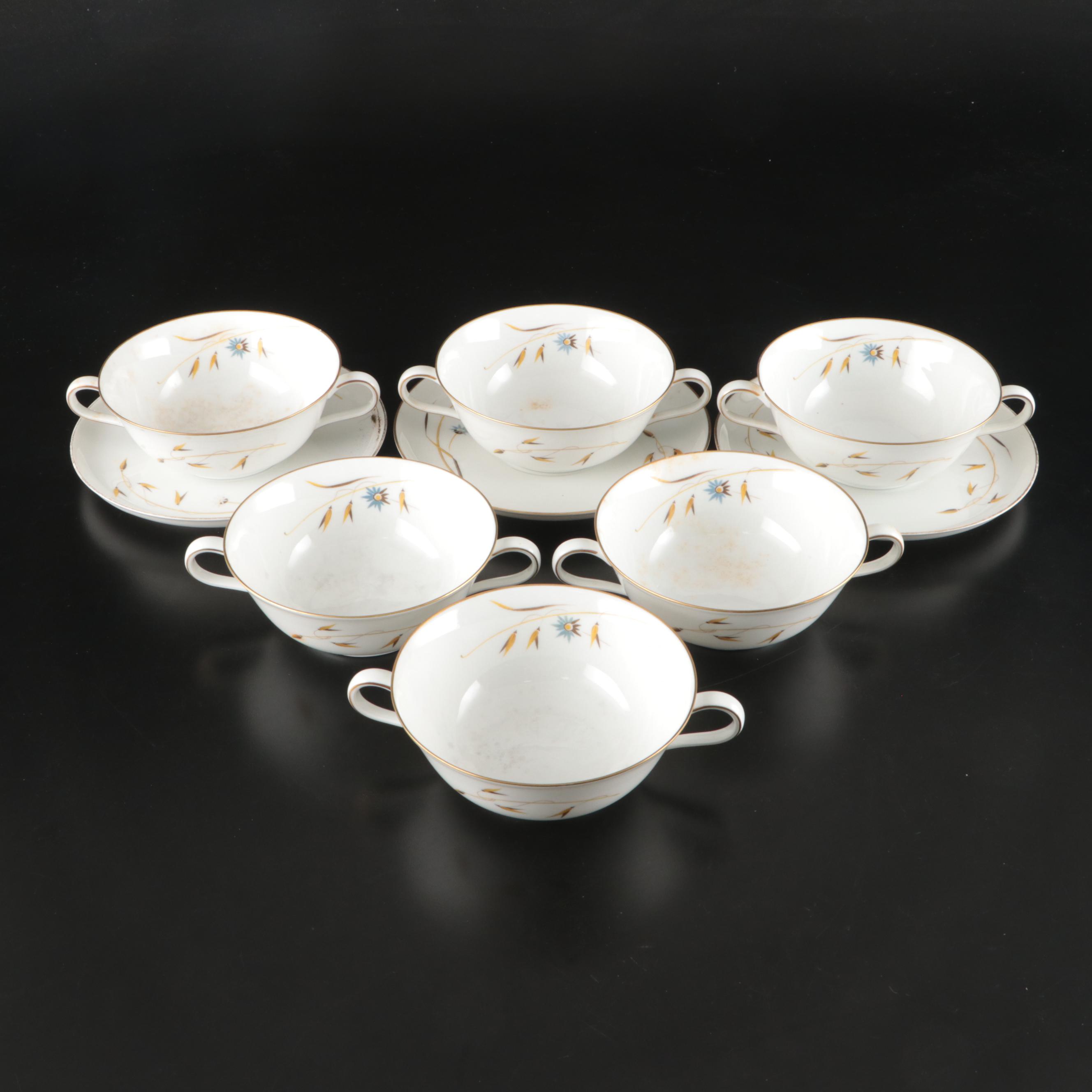 Rosenthal-Continental "Helena" White Wildflower Ceramic Dinnerware