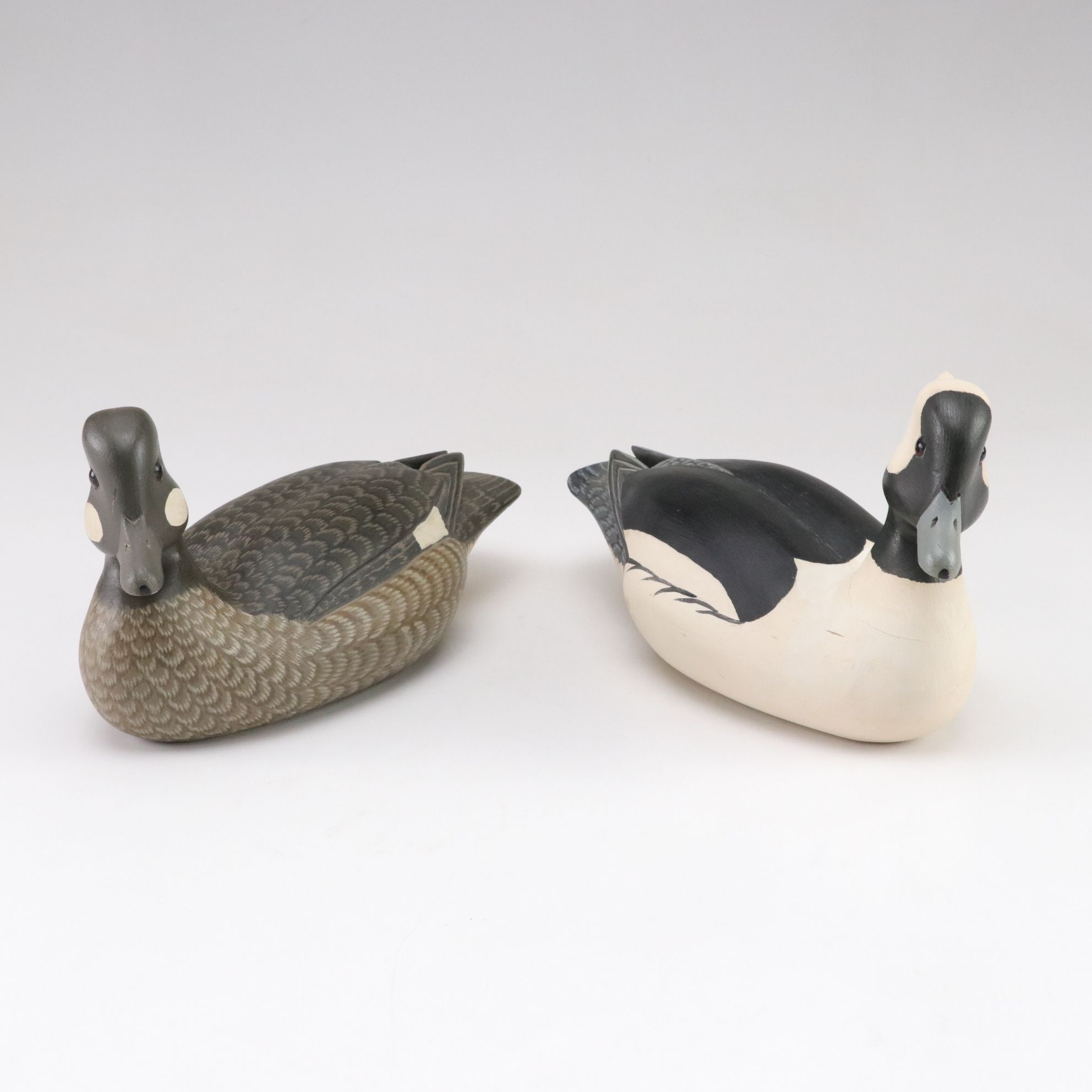 Hand-Crafted Harry V. Shourds II Bufflehead Decoys