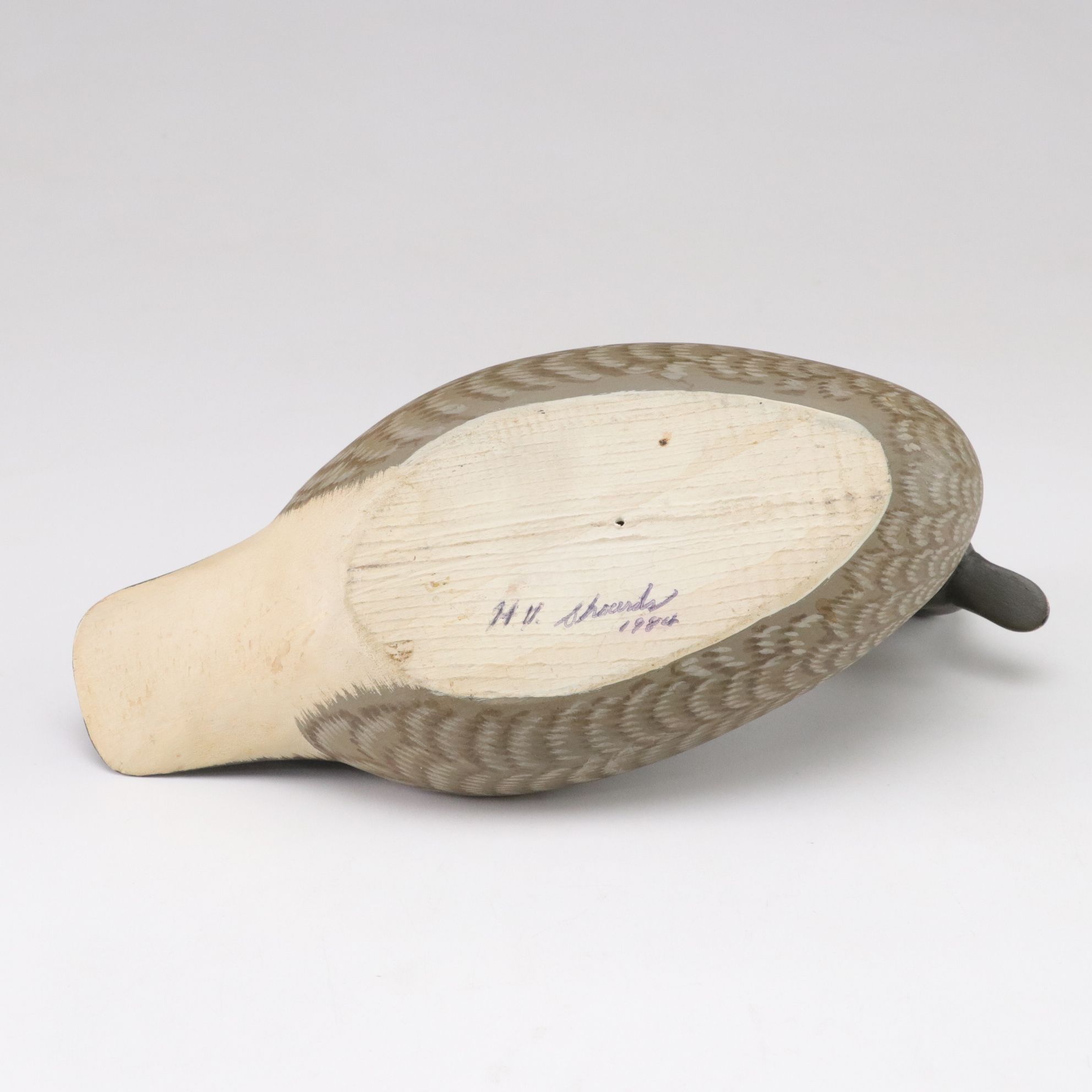 Hand-Crafted Harry V. Shourds II Bufflehead Decoys