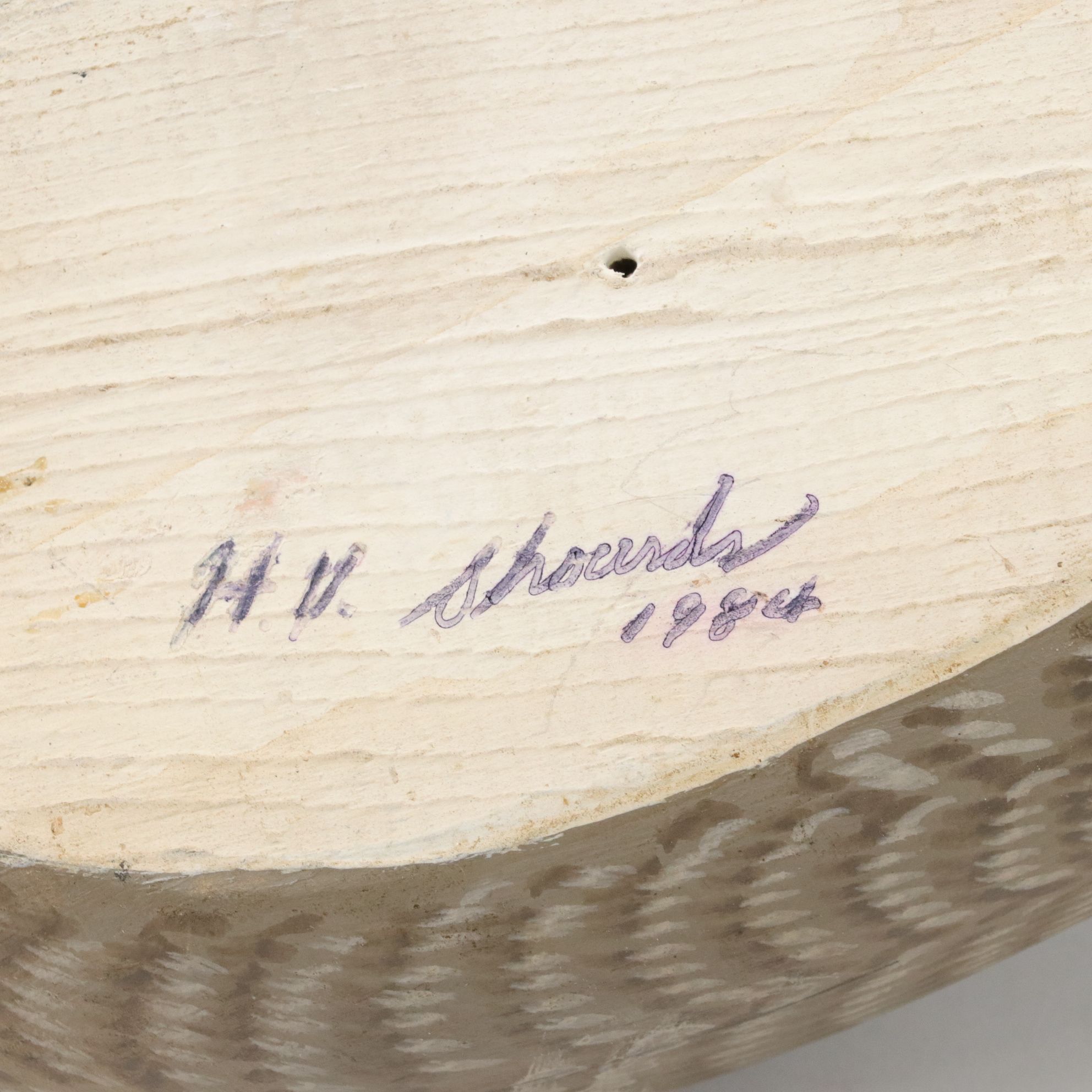 Hand-Crafted Harry V. Shourds II Bufflehead Decoys