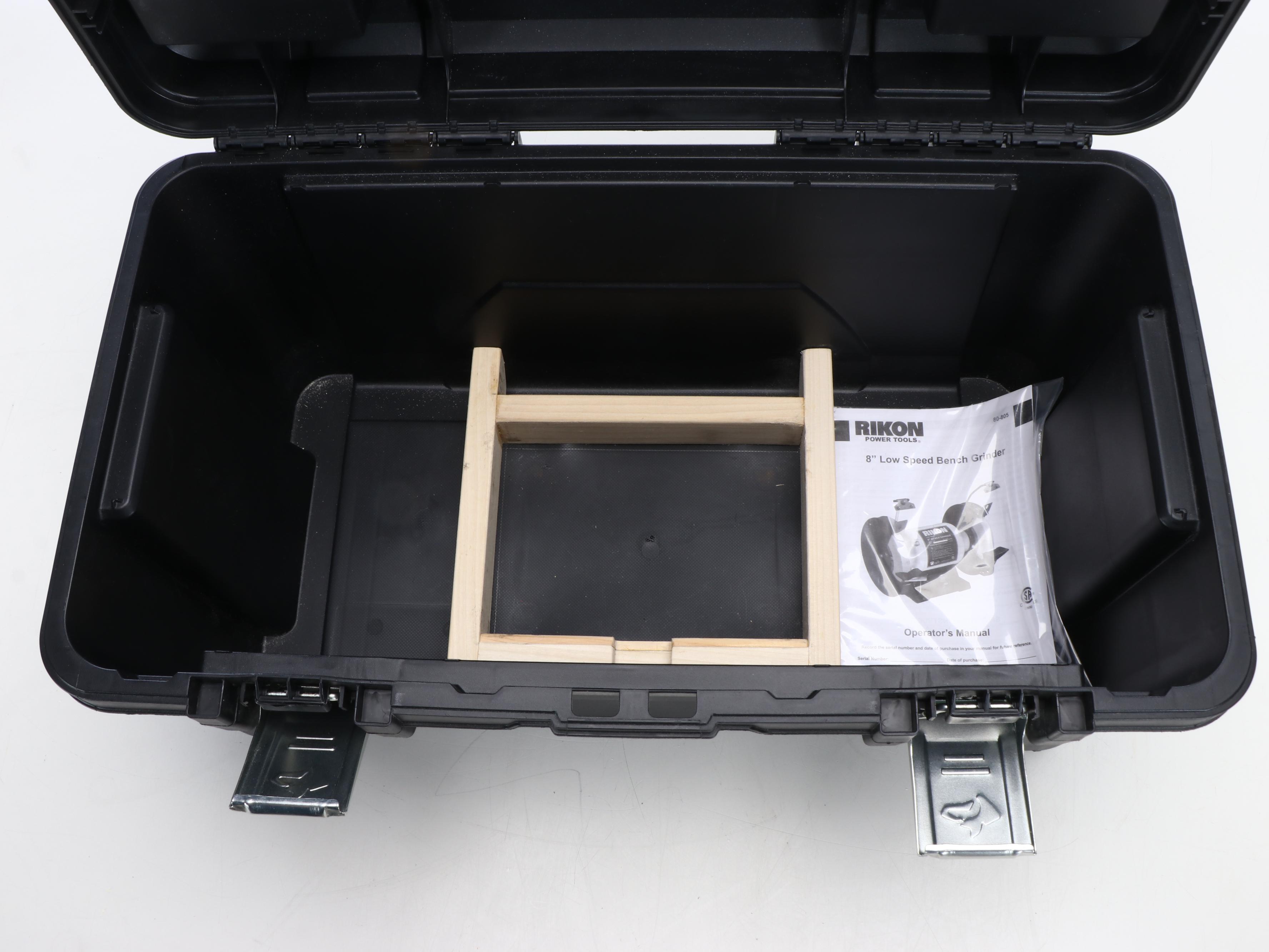 Rikon Low Speed Dual Bench Grinder with Accessories