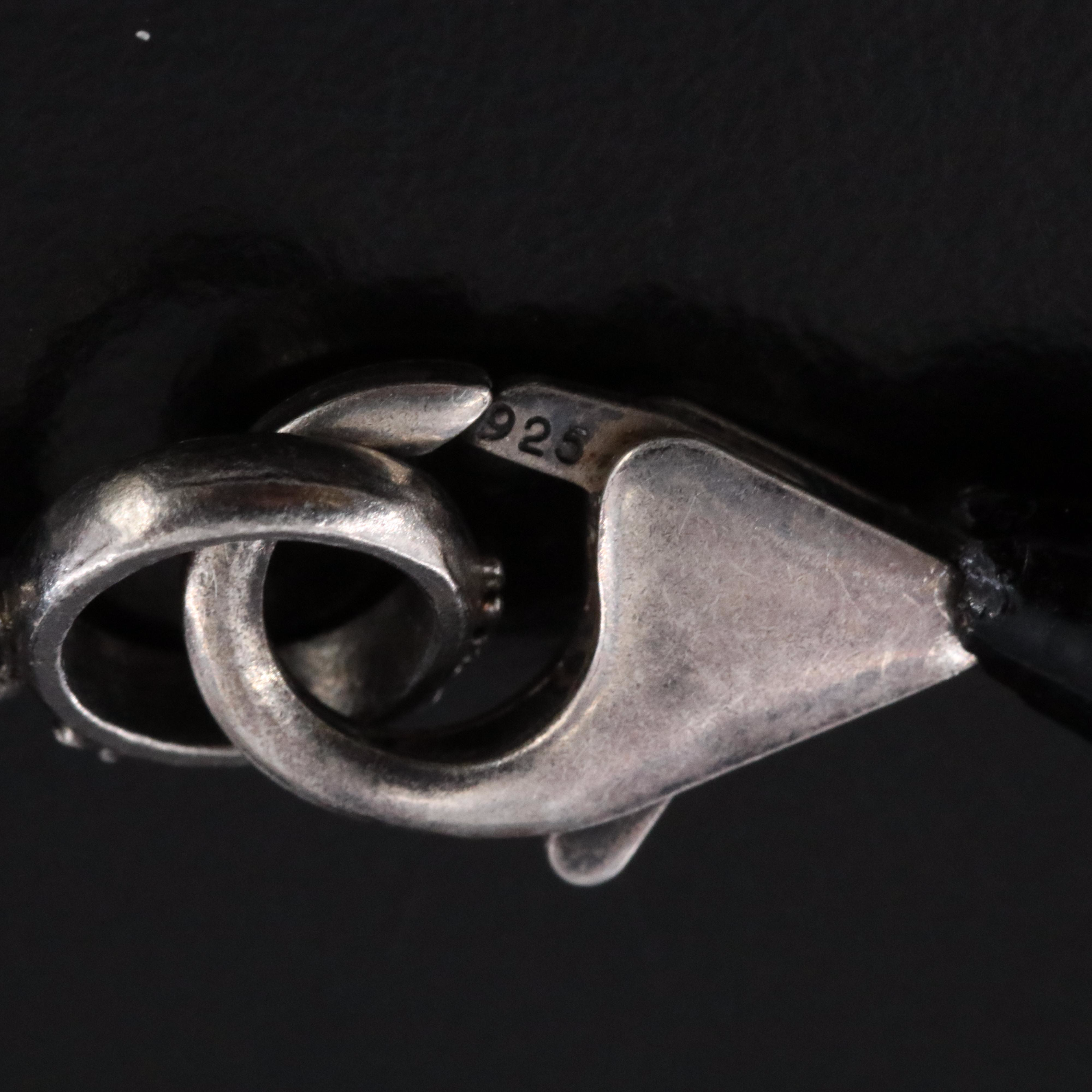 Sheryl Lowe Sterling Trade Bead and Gemstone Necklace with Pavé Diamond Accents