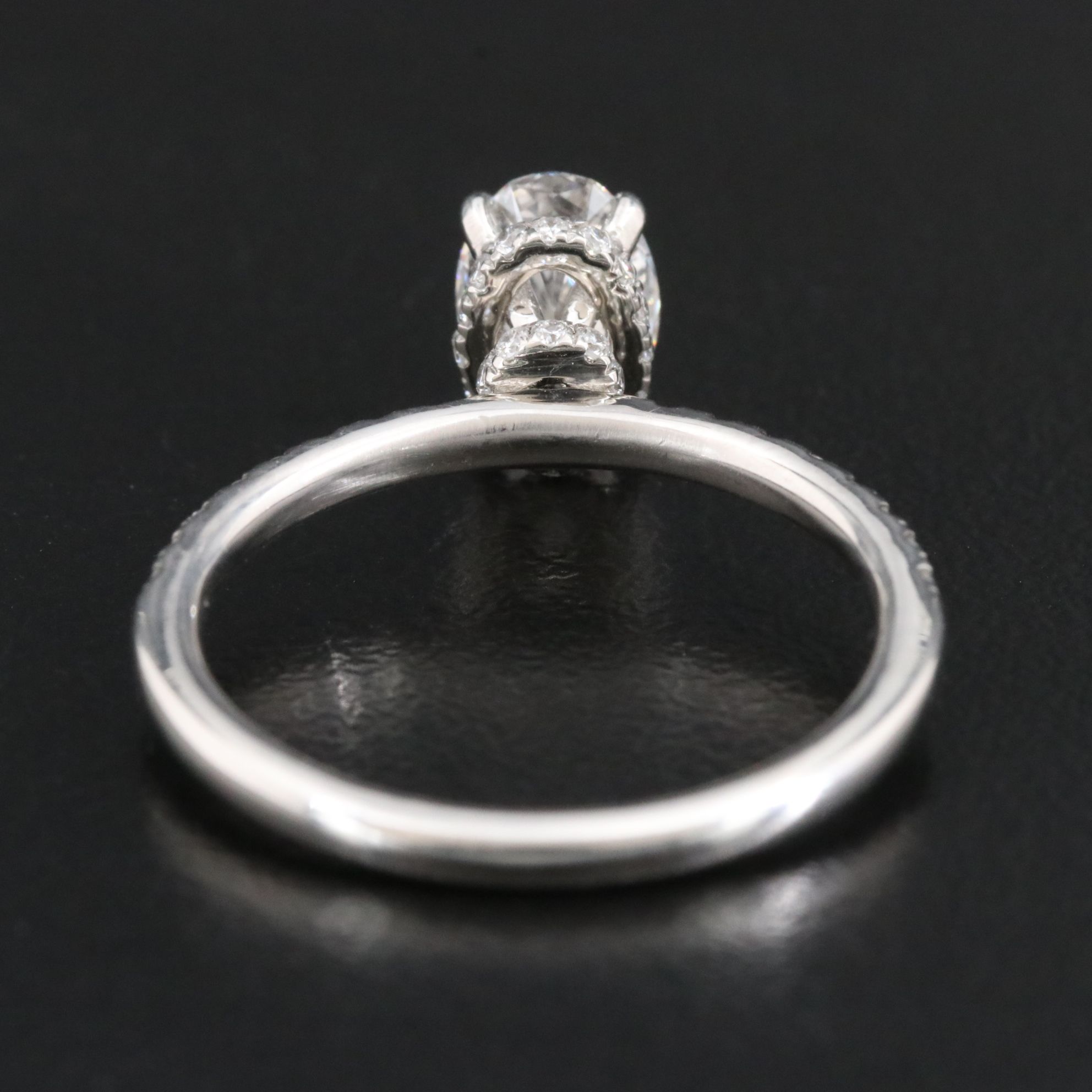 Platinum 1.35  CTW Lab Grown Diamond Ring with IGI Report