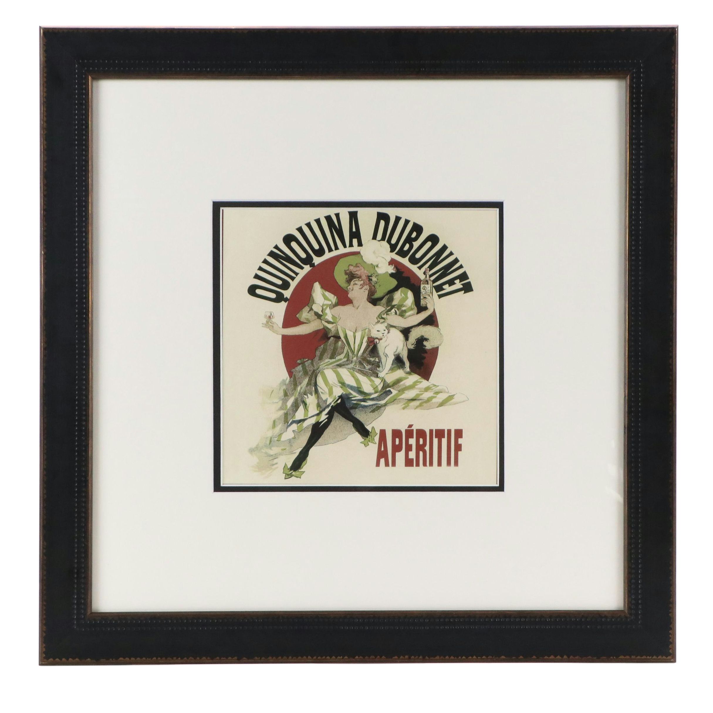 Digital Print After Jules Chéret "Quinquina Dubonnet Apértif," 21st Century