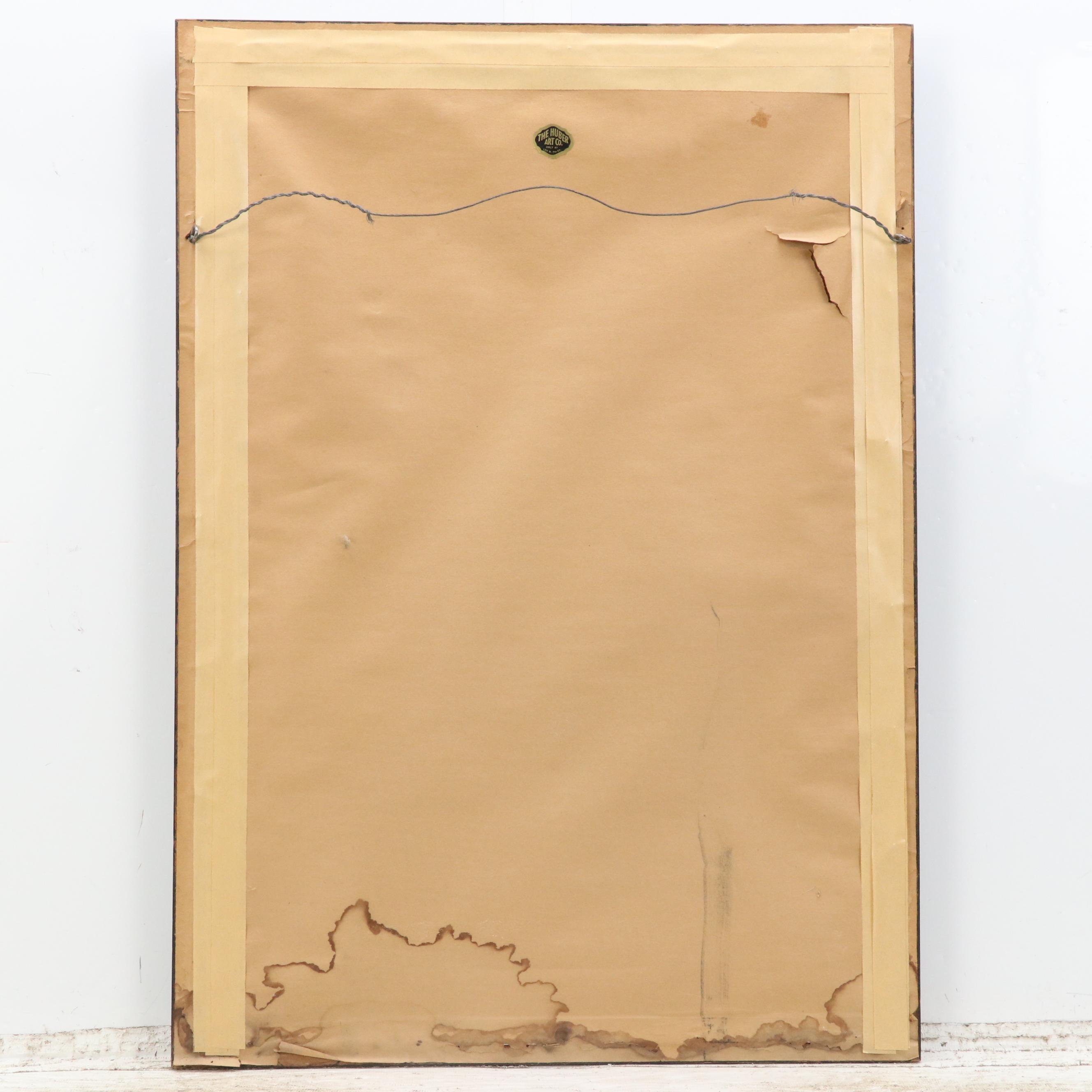 Louis Icart Hand-Colored and Lacquered Etching "Les Orchidées," 1937