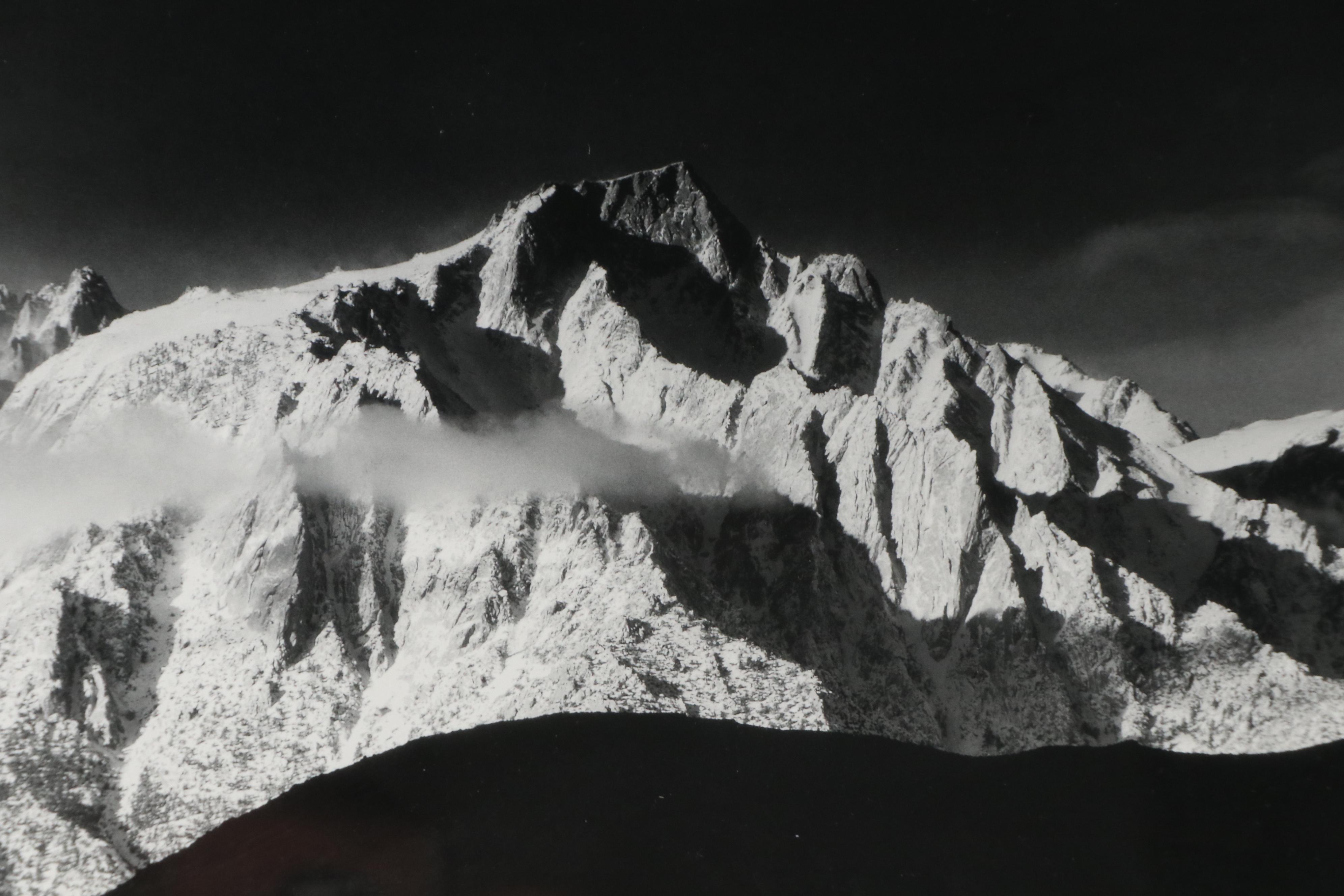 Offset Lithograph After Ansel Adams "Winter Sunrise, Sierra Nevada," 1993