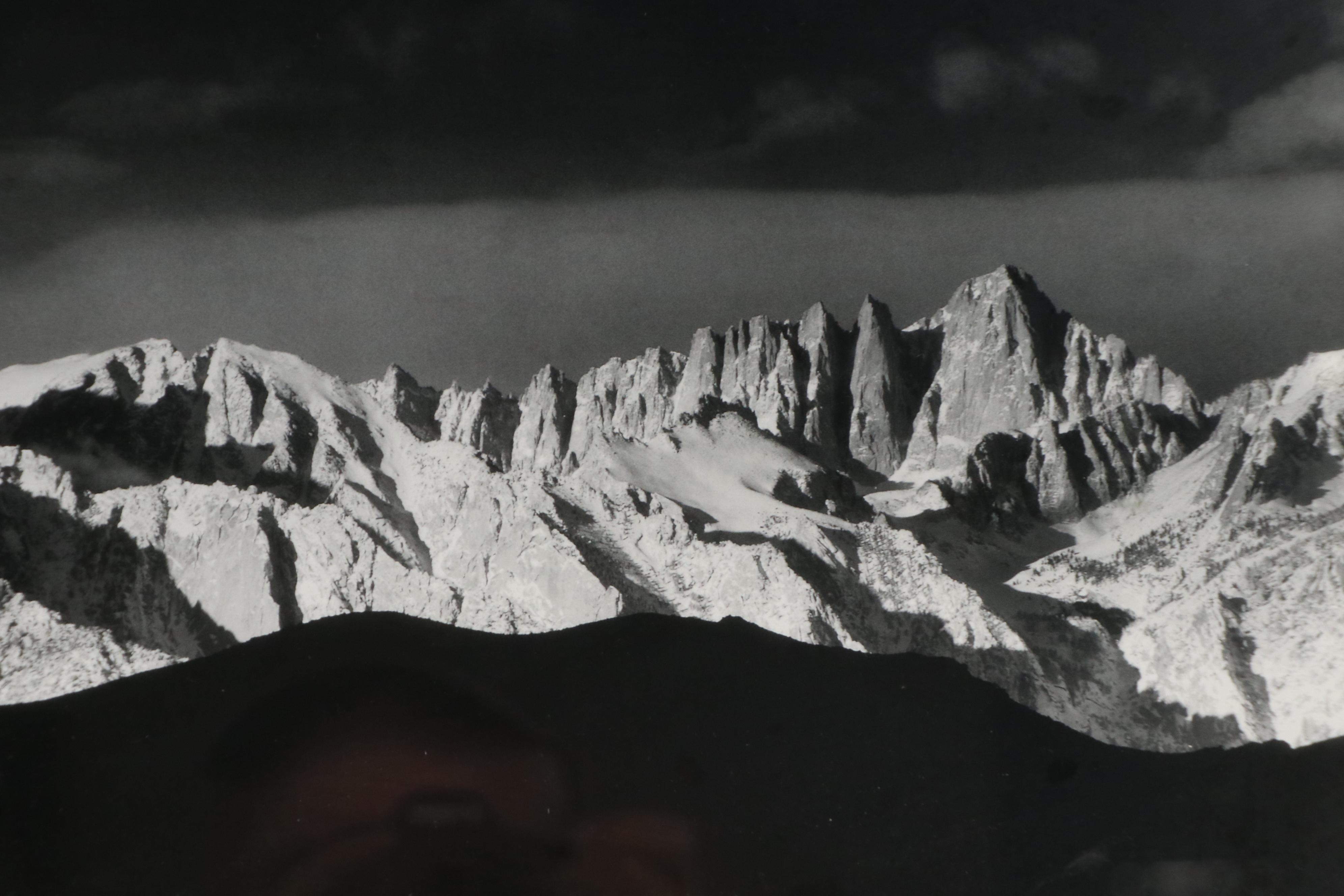 Offset Lithograph After Ansel Adams "Winter Sunrise, Sierra Nevada," 1993