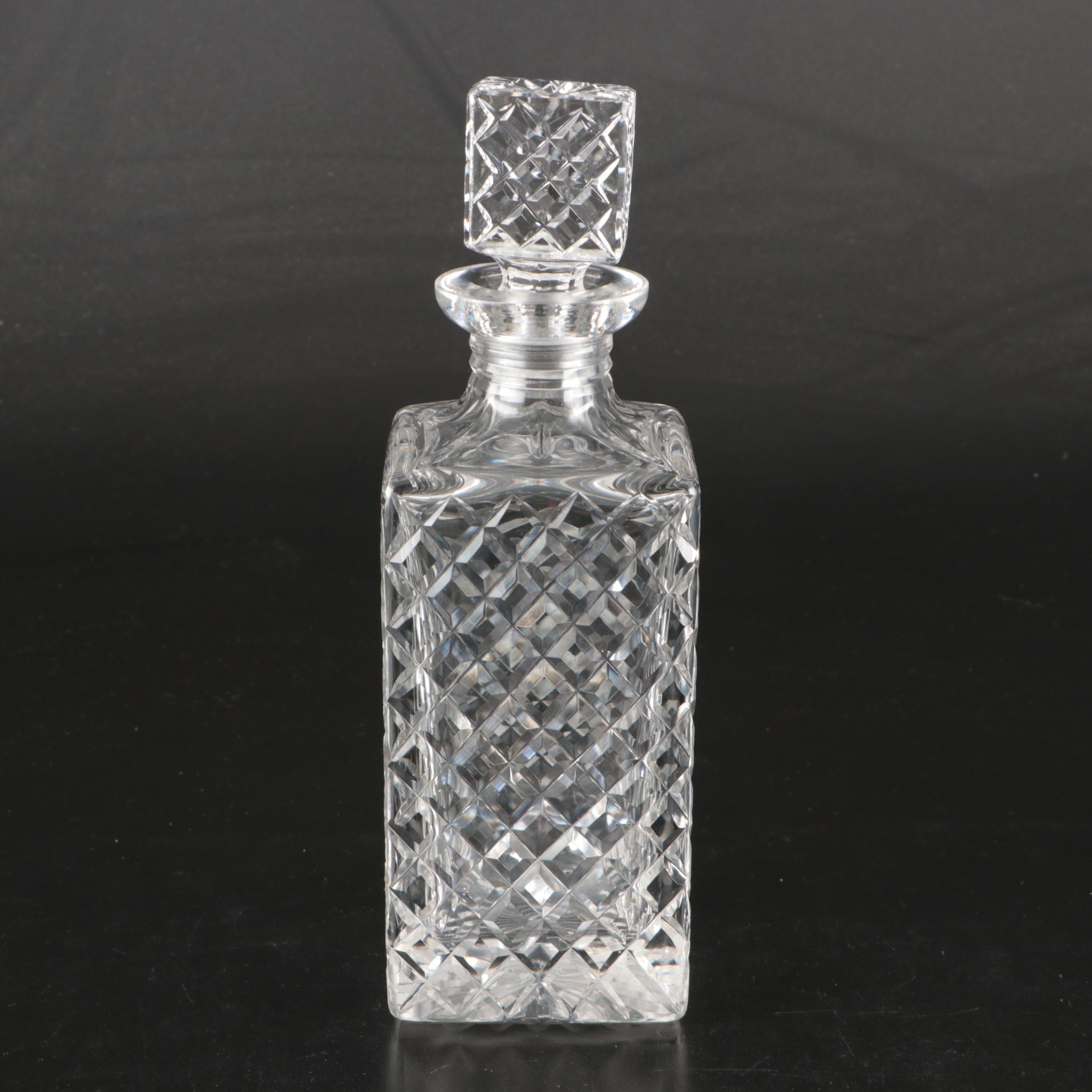 American Brilliant Style Cut Glass Perfume Bottles with Other Decanter