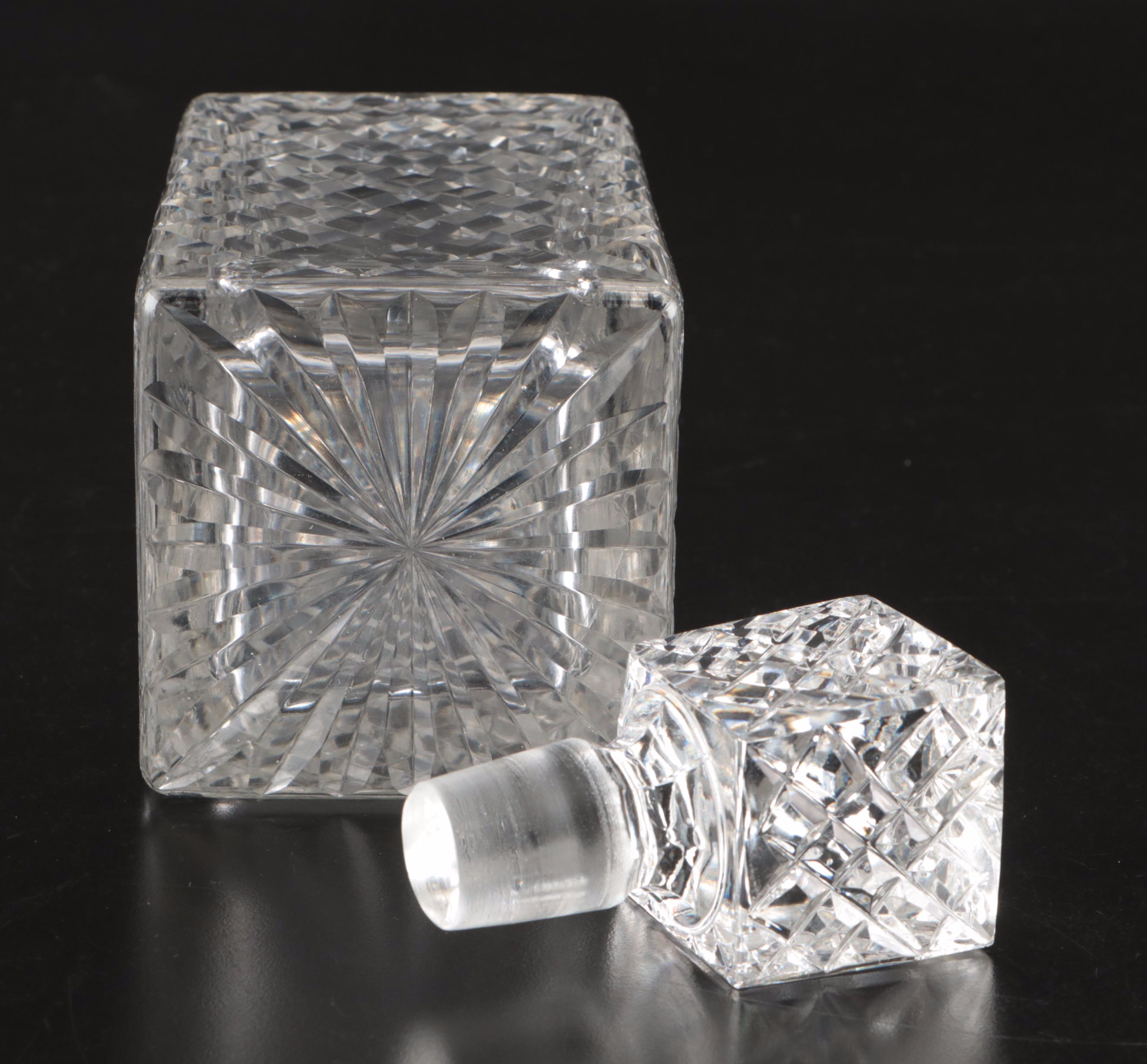 American Brilliant Style Cut Glass Perfume Bottles with Other Decanter