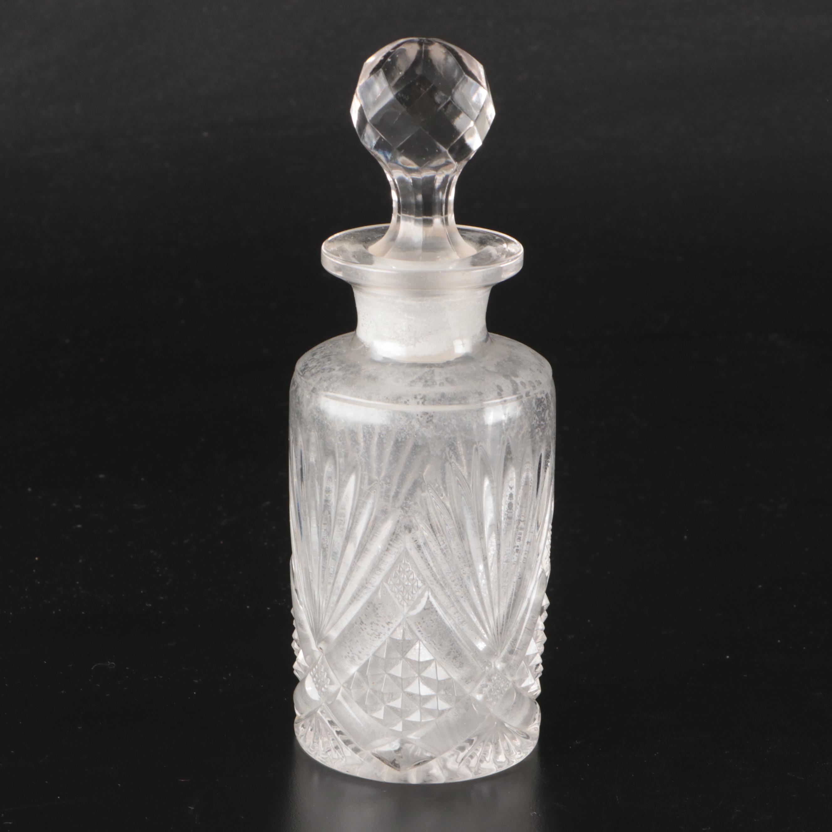 American Brilliant Style Cut Glass Perfume Bottles with Other Decanter