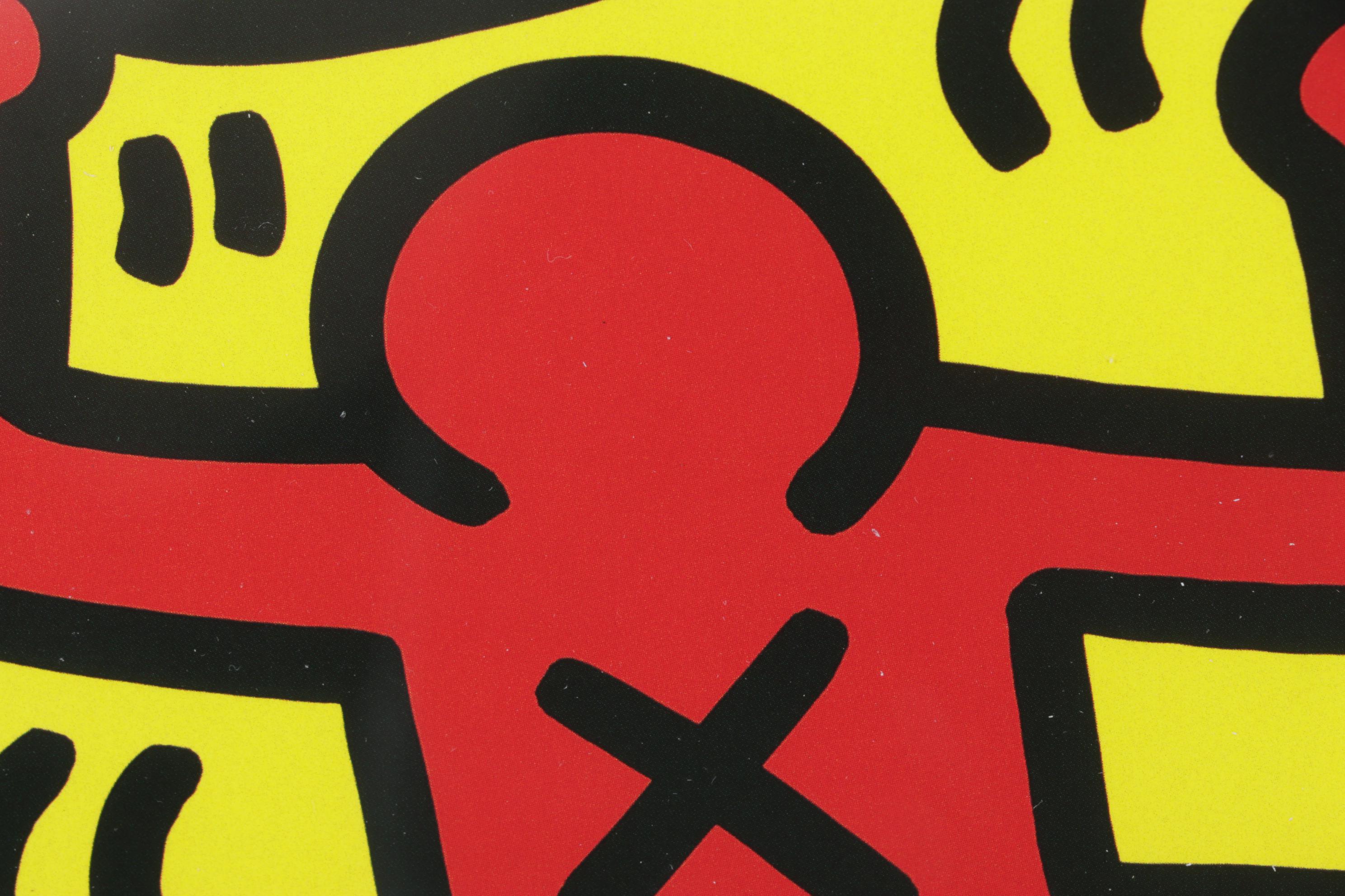 Offset Lithograph after Keith Haring Stedelijk Museum Exhibition Poster