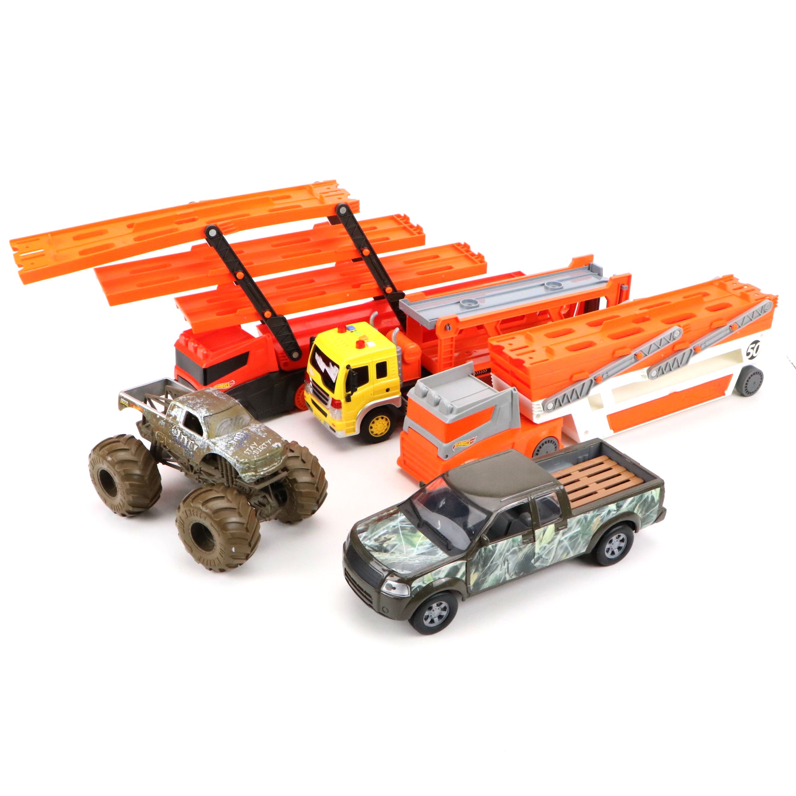 Hot Wheels Monster Truck and Other Toy Vehicles