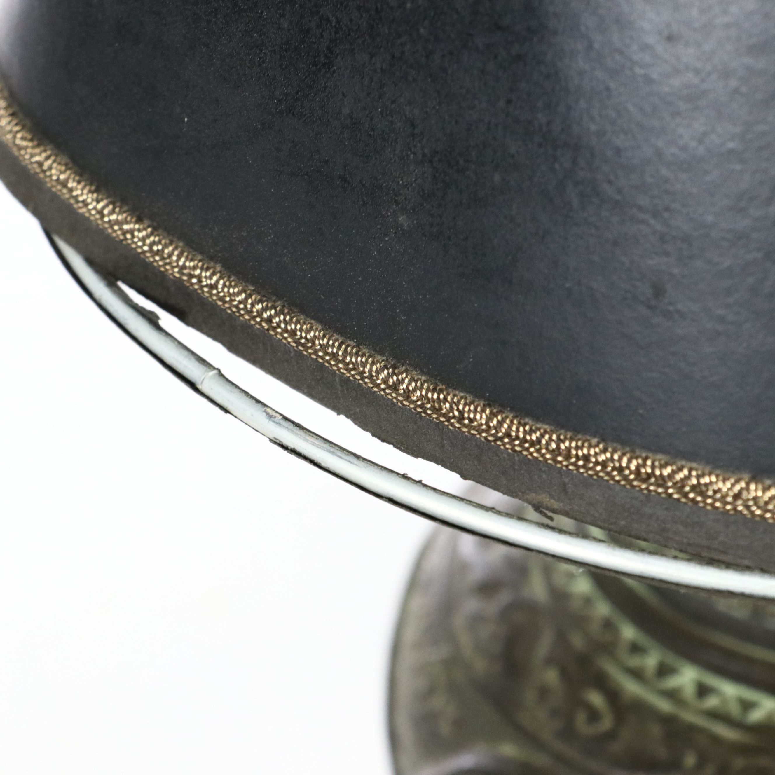 Knob Creek of Morgantown Bronzed Patina Urn Table Lamp with Paper Shade