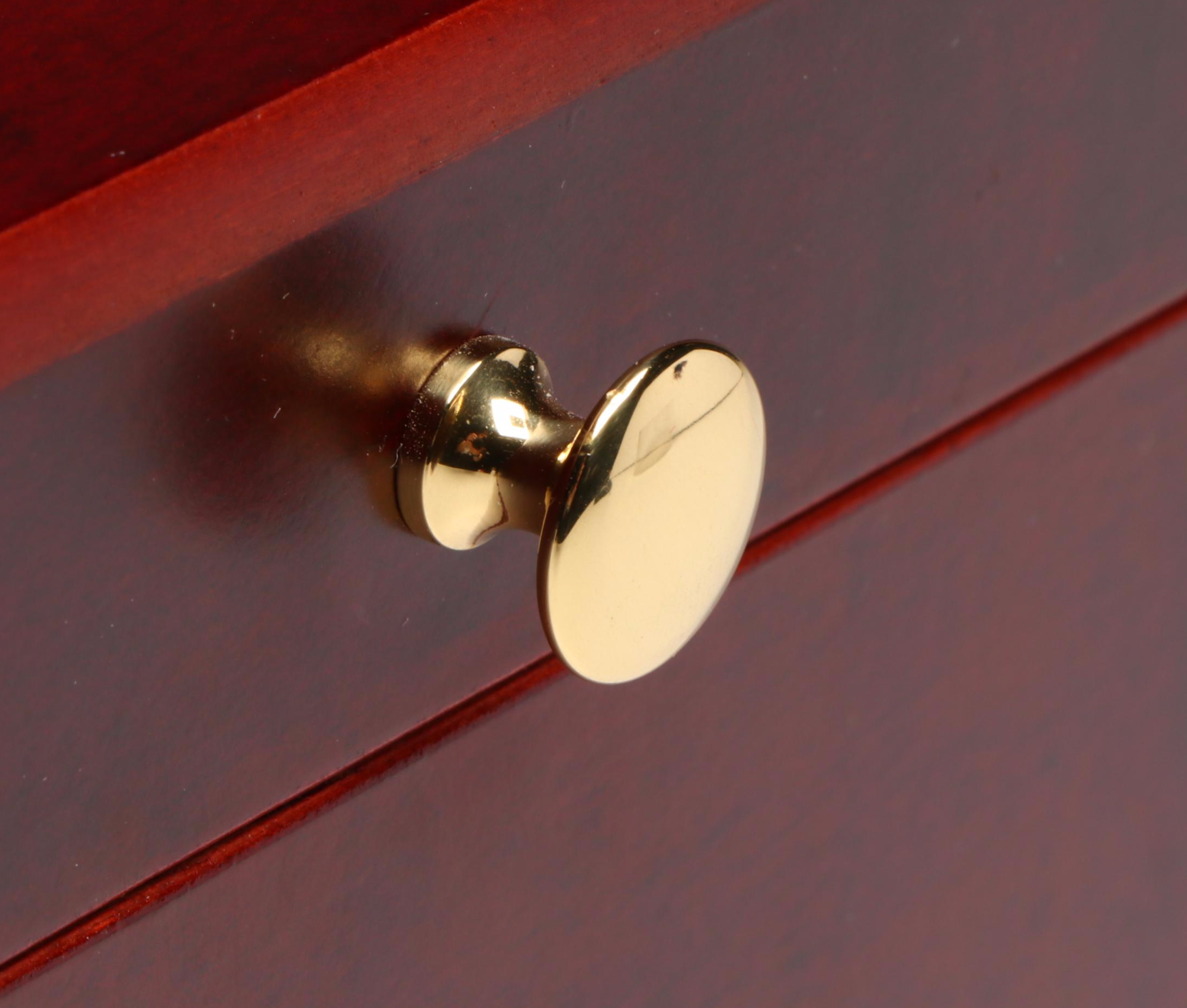 Cherry Finished Wooden Cigar Humidor