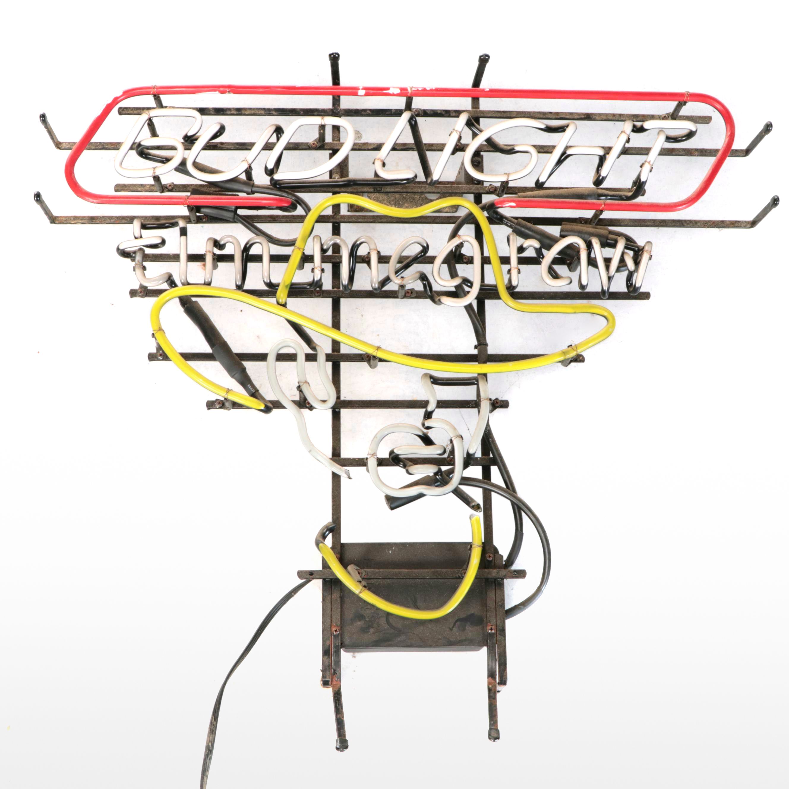 Bud Light Cowboy Neon Wall Light, Late 20th C.