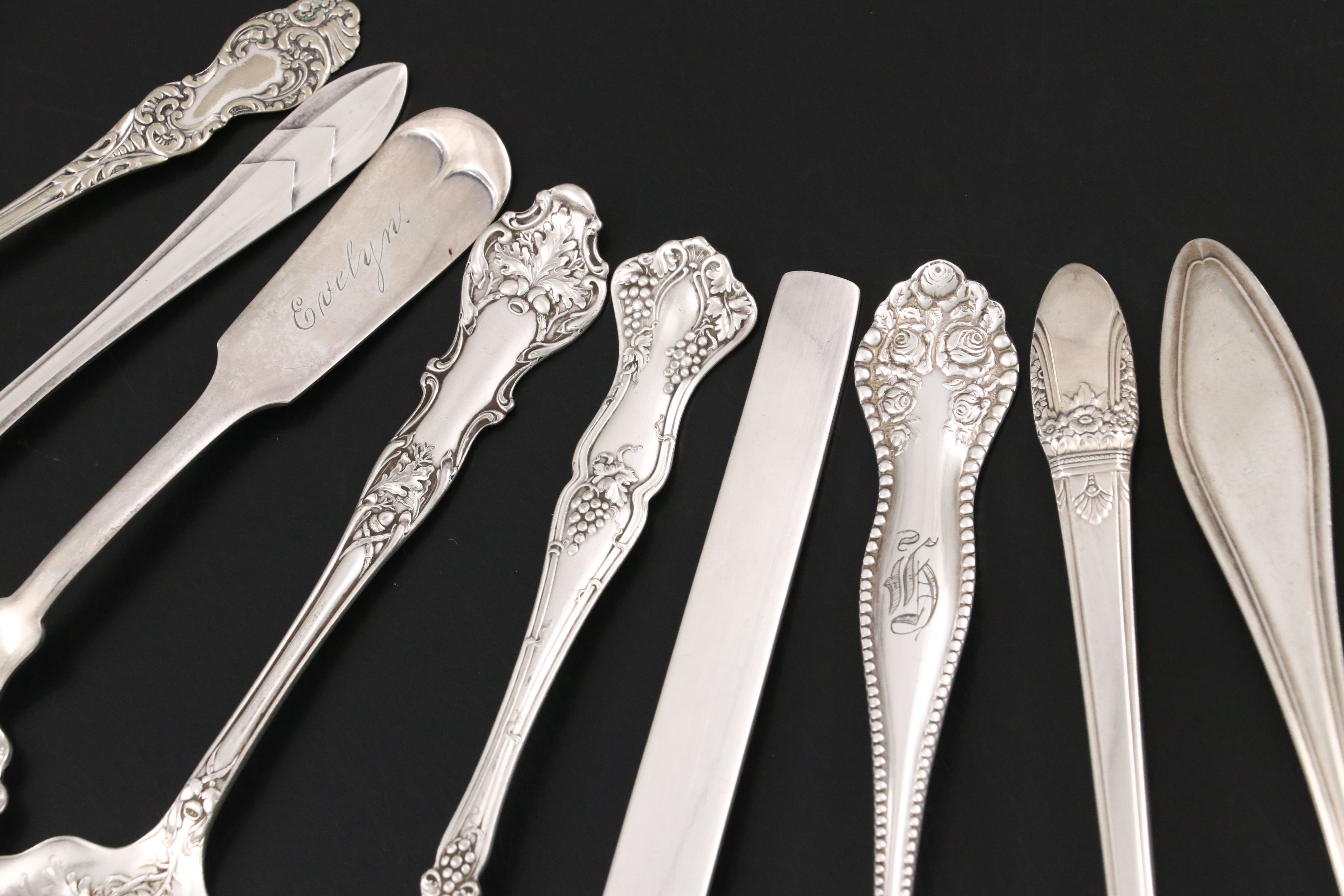 Vintage Presentation Plates with Other Silver Plate Tableware