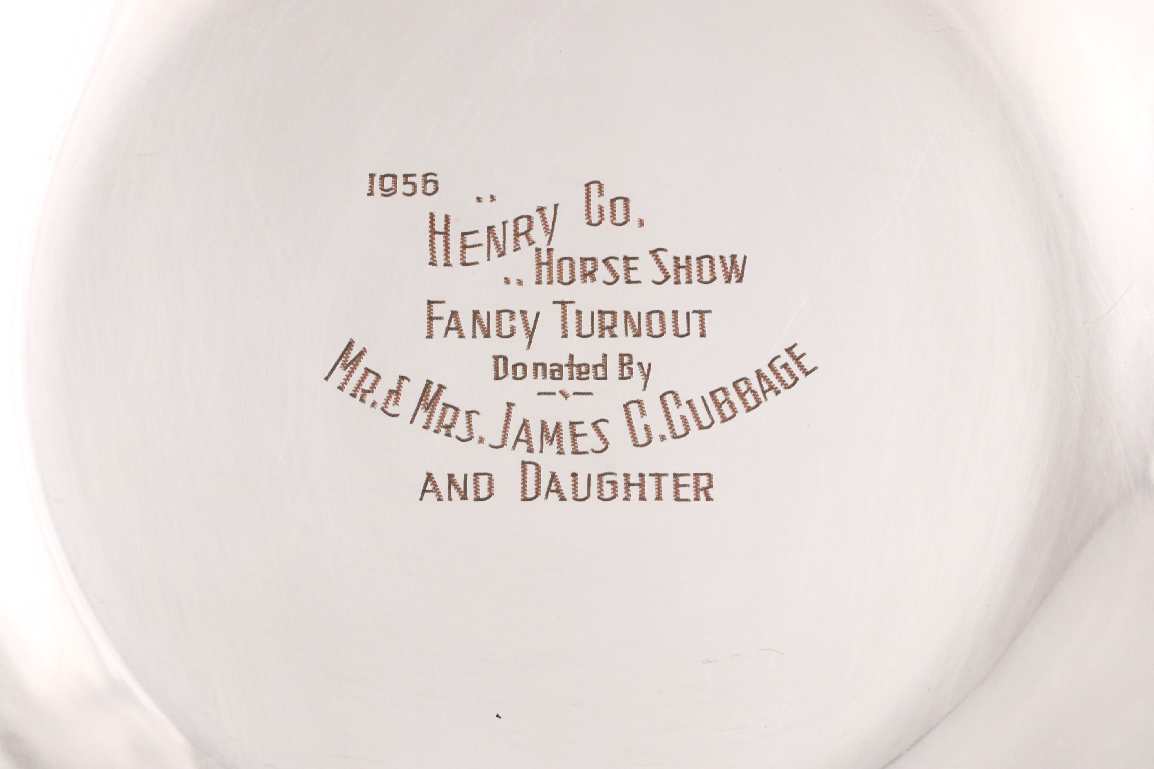 Vintage Presentation Plates with Other Silver Plate Tableware