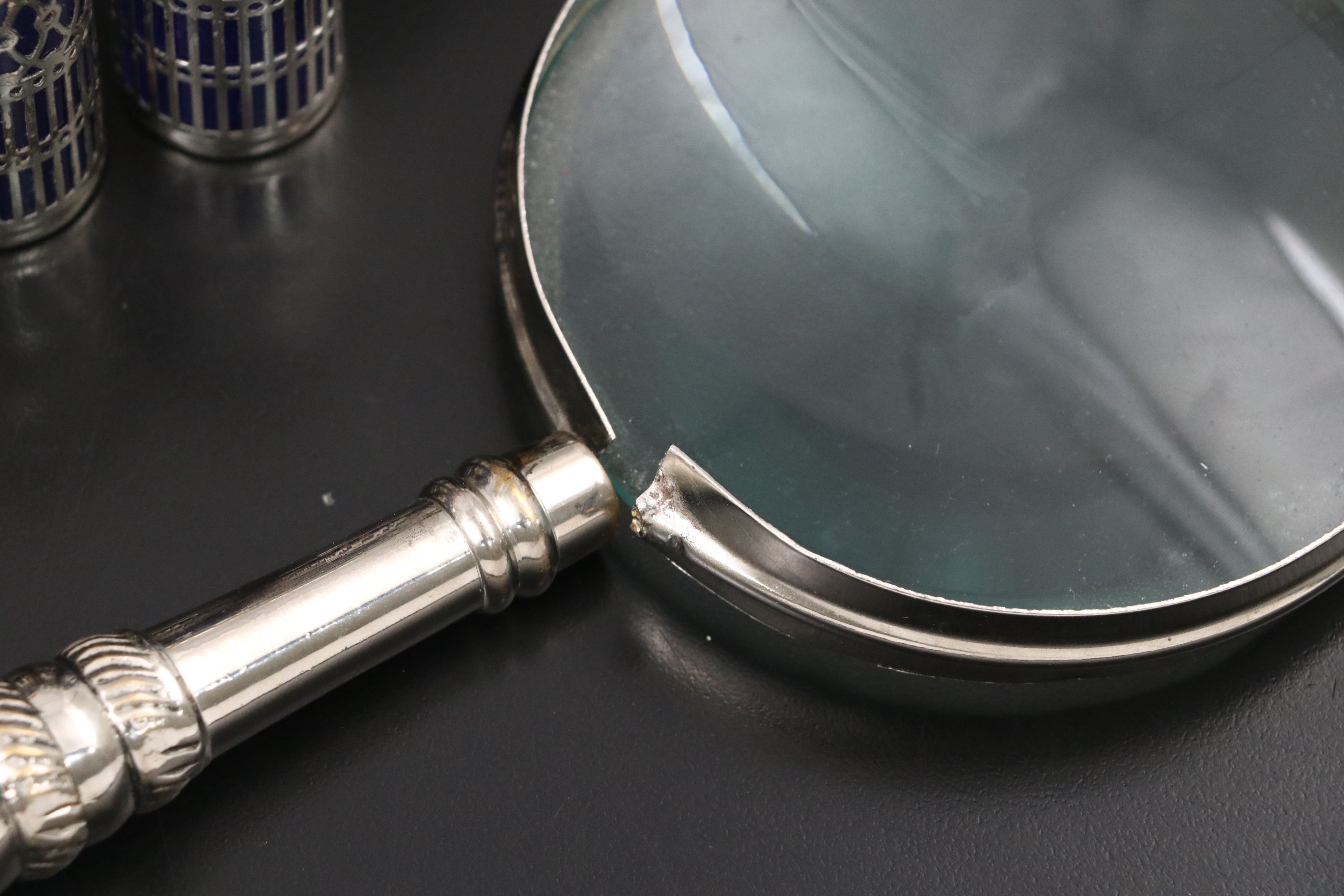 Vintage Presentation Plates with Other Silver Plate Tableware